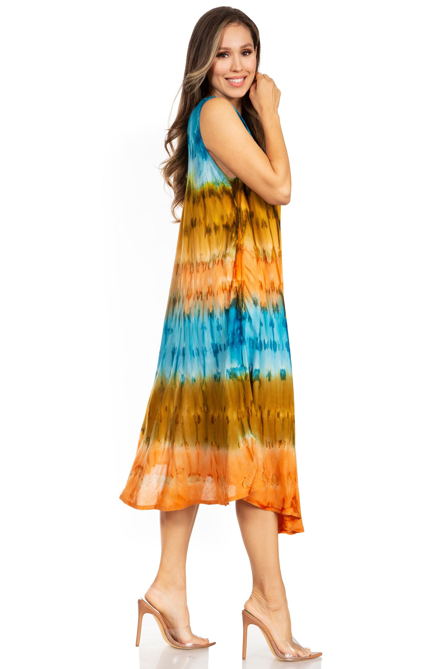 Sakkas Desert Sun Caftan Dress / Cover Up - Concordia Style Boutique