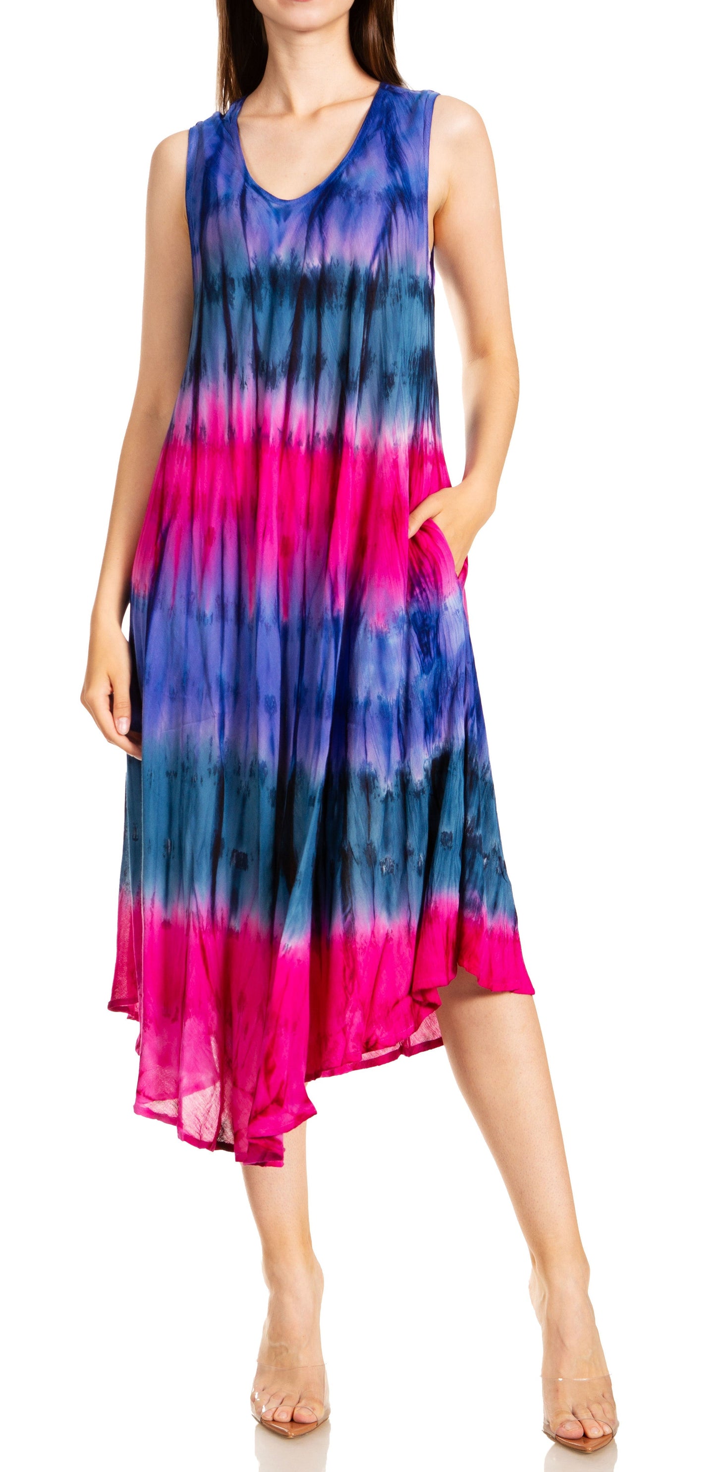 Sakkas Desert Sun Caftan Dress / Cover Up - Concordia Style Boutique