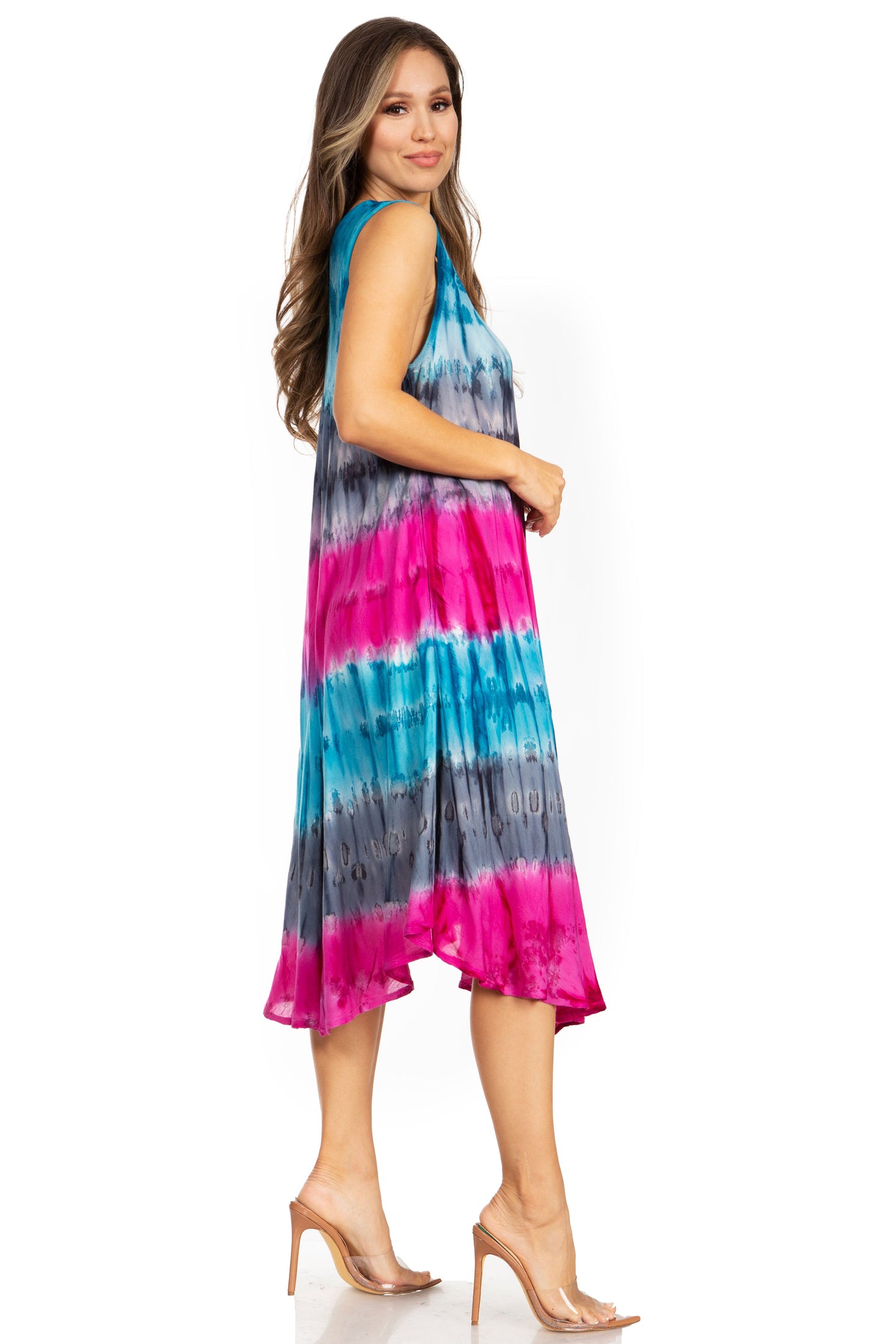 Sakkas Desert Sun Caftan Dress / Cover Up - Concordia Style Boutique