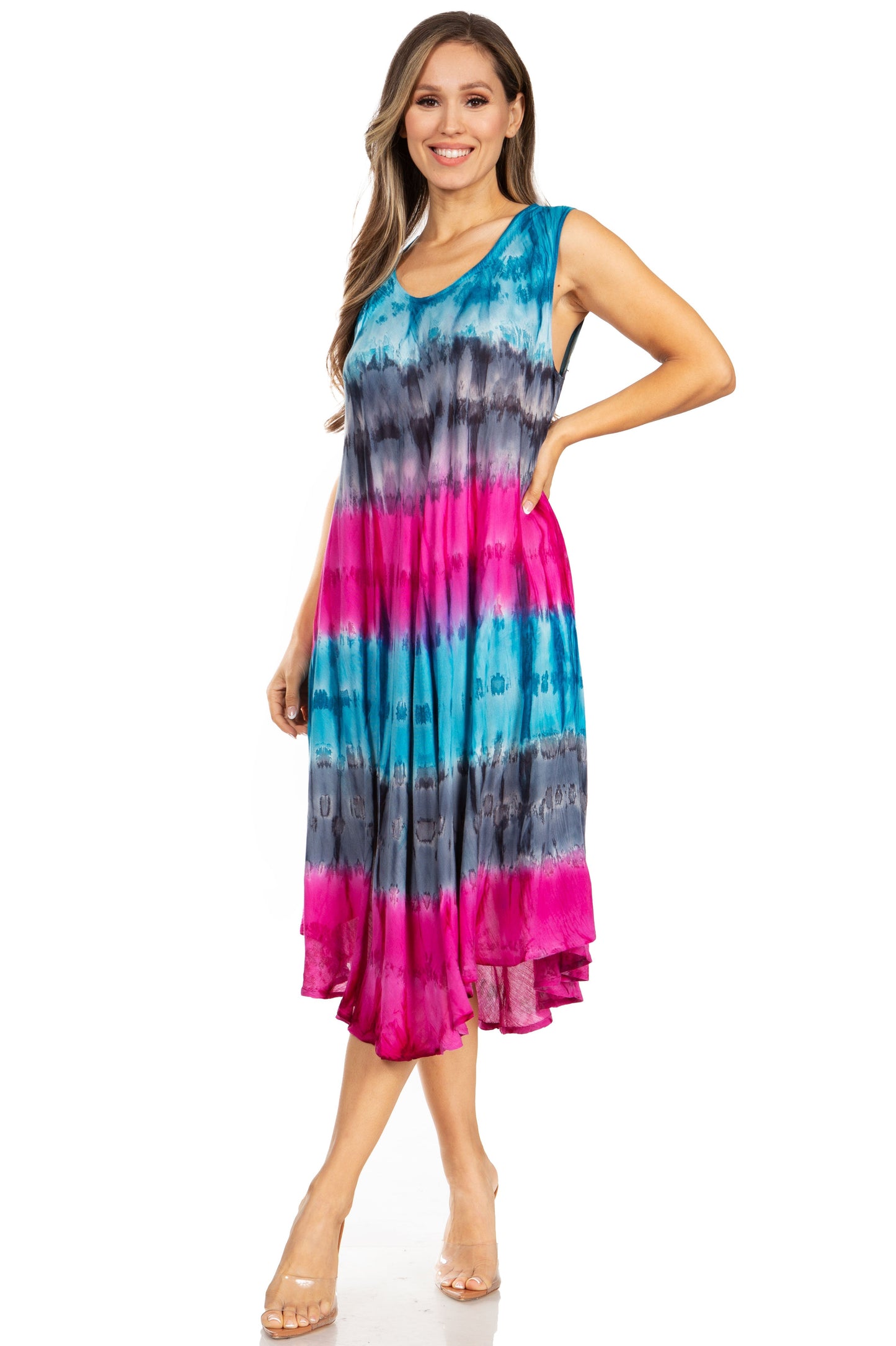 Sakkas Desert Sun Caftan Dress / Cover Up - Concordia Style Boutique