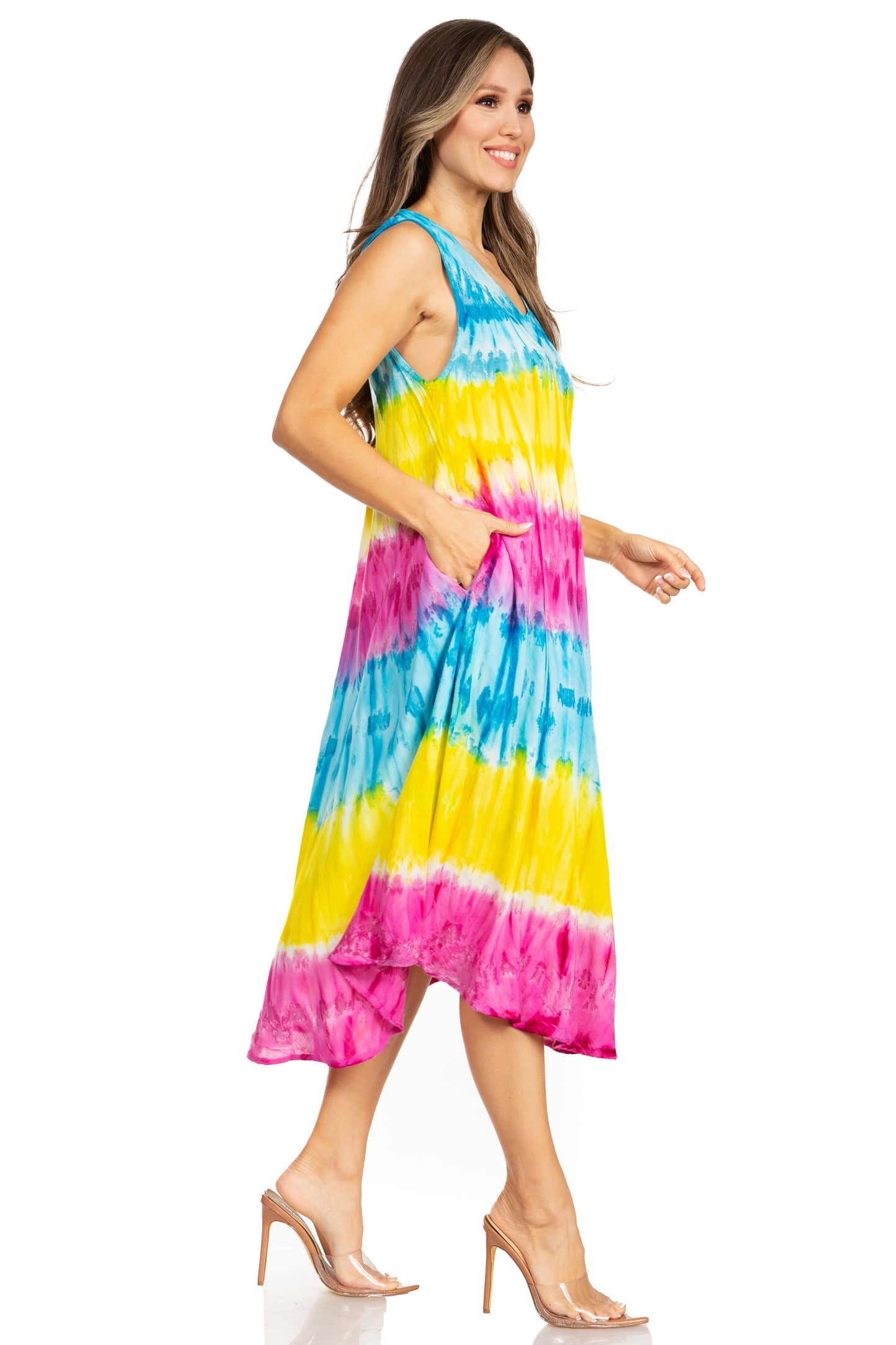 Sakkas Desert Sun Caftan Dress / Cover Up - Concordia Style Boutique