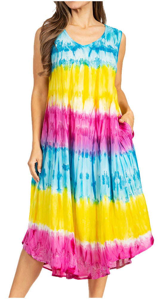 Sakkas Desert Sun Caftan Dress / Cover Up - Concordia Style Boutique