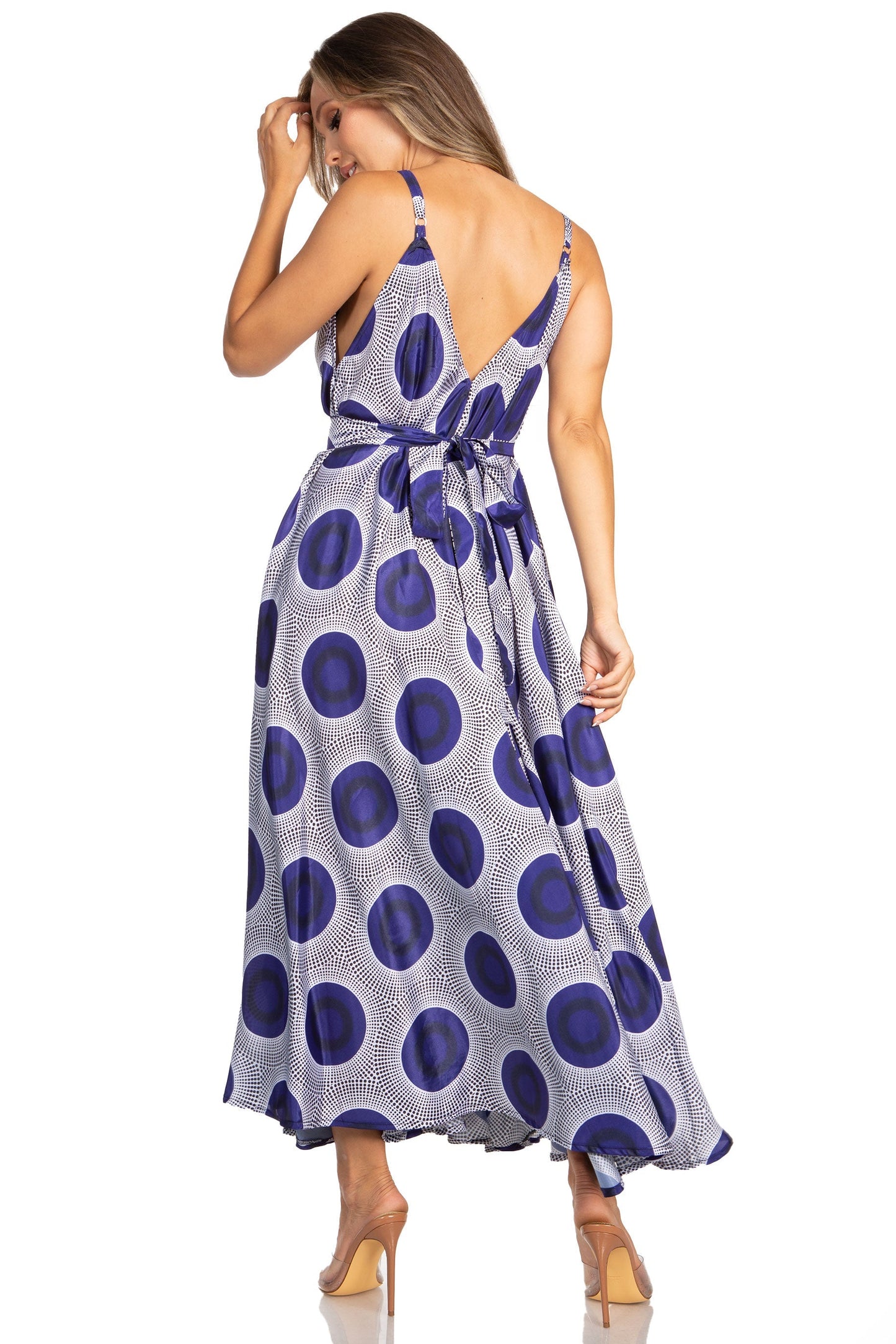 Sakkas Niza Women's Maxi Summer Casual Sleeveless Floral V neck Loose Long Dress - Concordia Style Boutique