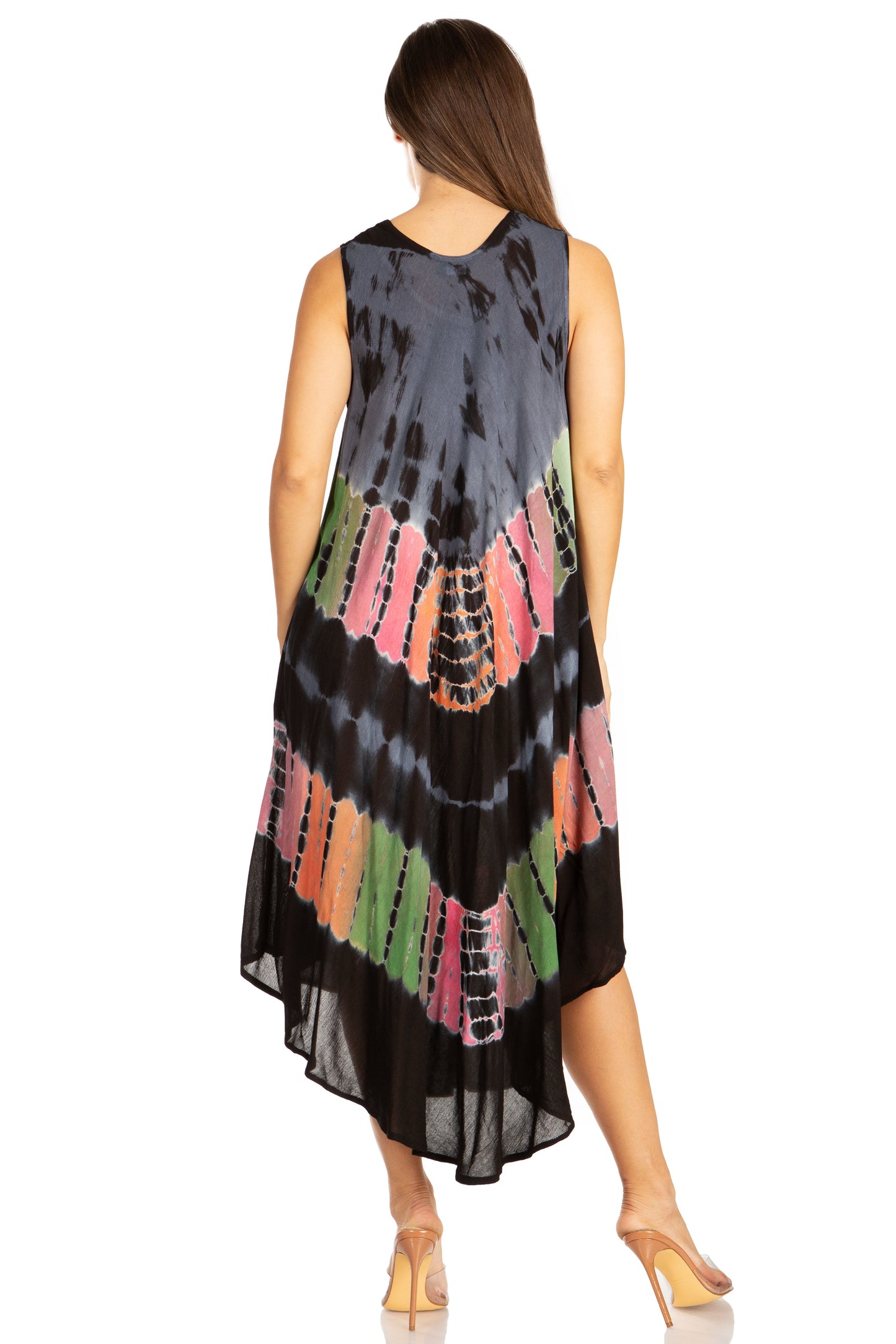 Sakkas Tasanee Caftan Tank Dress / Cover Up - Concordia Style Boutique