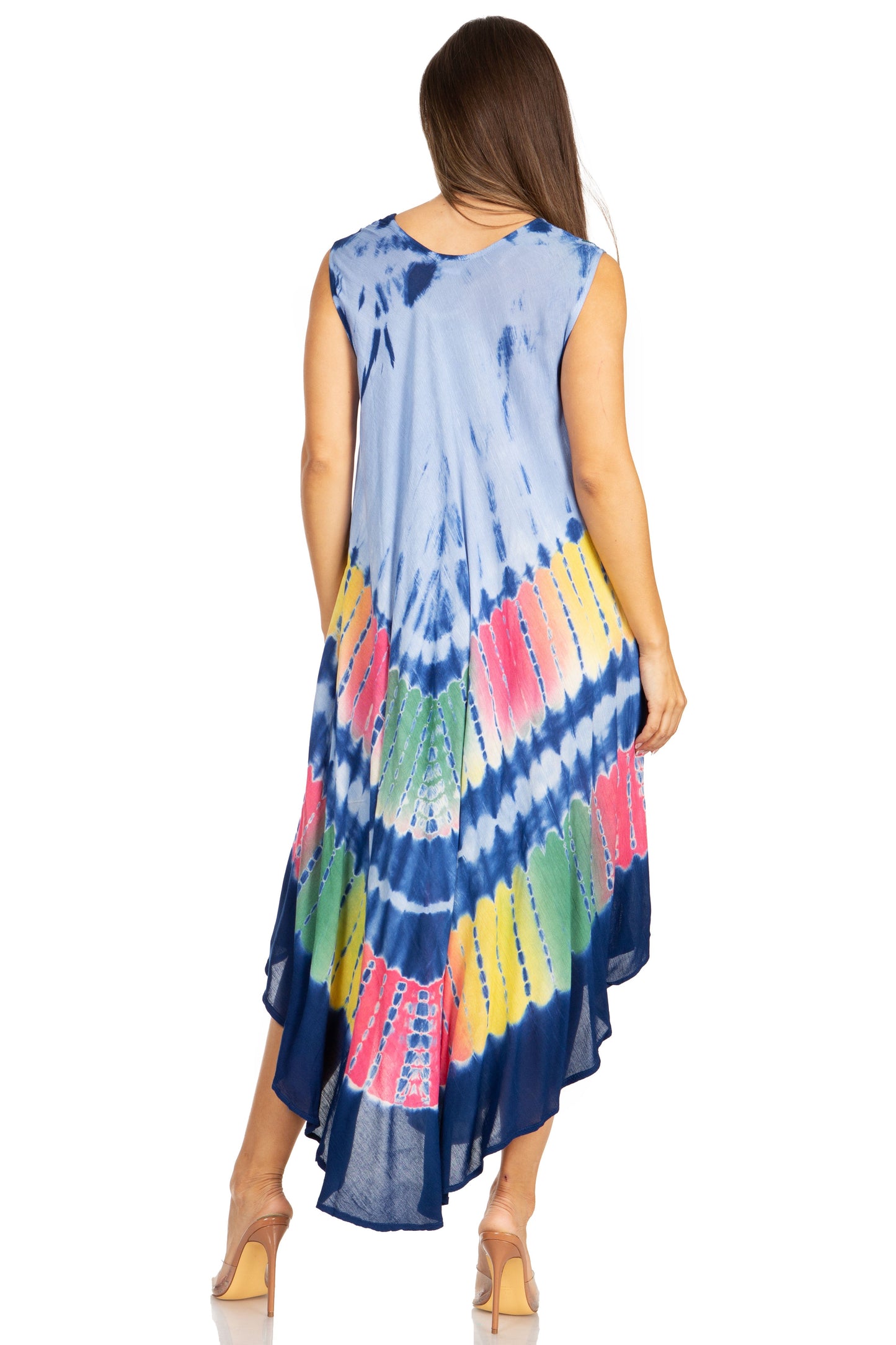 Sakkas Tasanee Caftan Tank Dress / Cover Up - Concordia Style Boutique