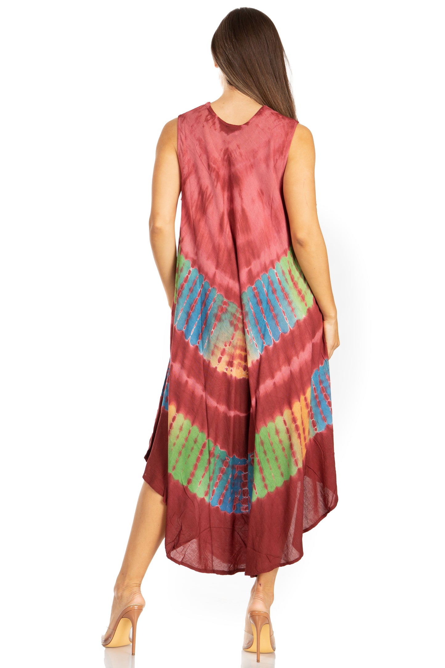 Sakkas Tasanee Caftan Tank Dress / Cover Up - Concordia Style Boutique