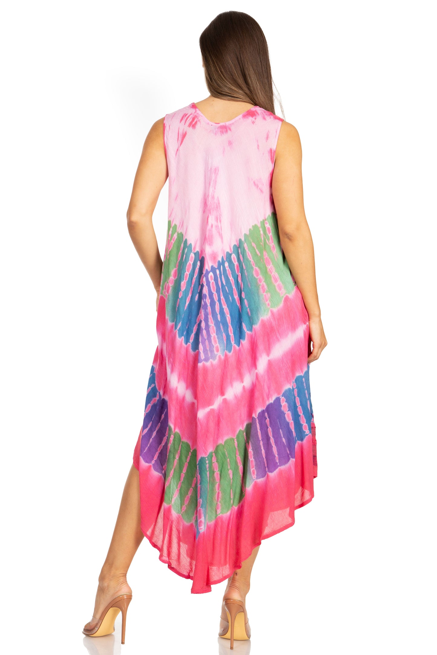 Sakkas Tasanee Caftan Tank Dress / Cover Up - Concordia Style Boutique