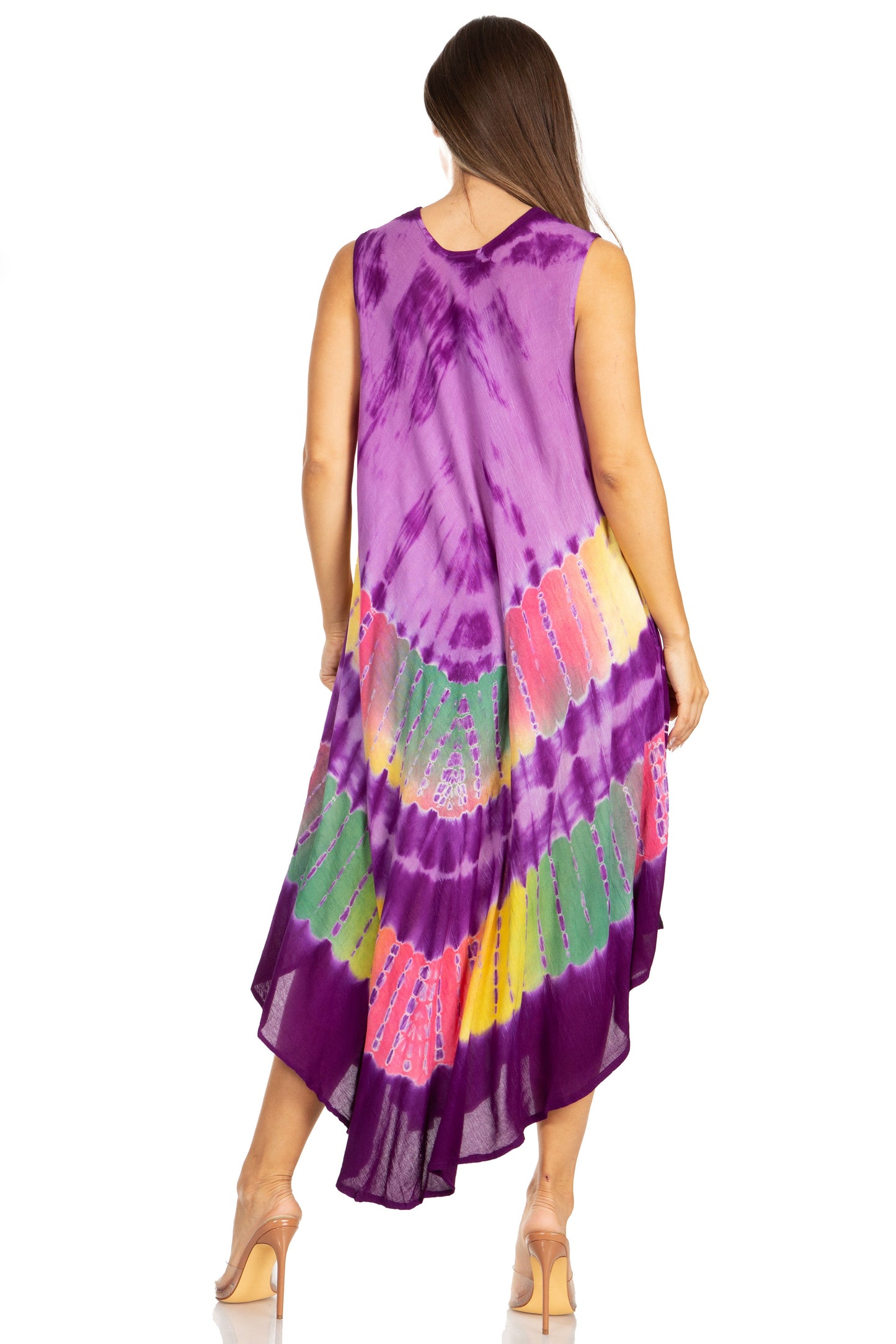 Sakkas Tasanee Caftan Tank Dress / Cover Up - Concordia Style Boutique