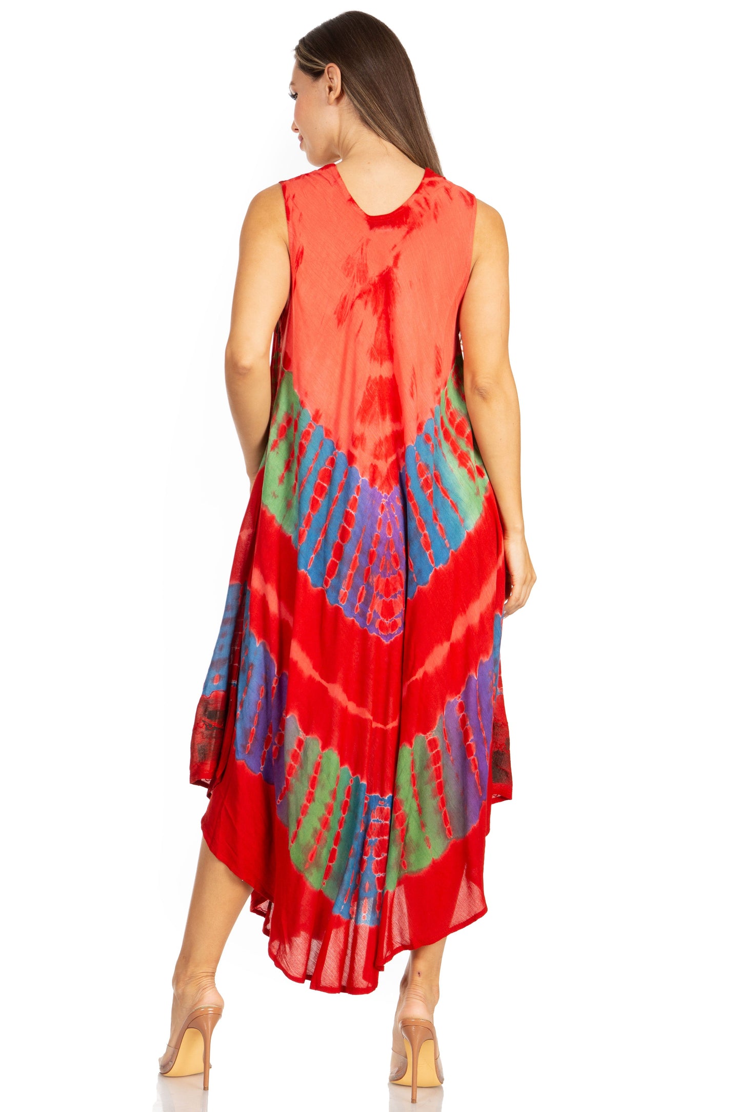 Sakkas Tasanee Caftan Tank Dress / Cover Up - Concordia Style Boutique