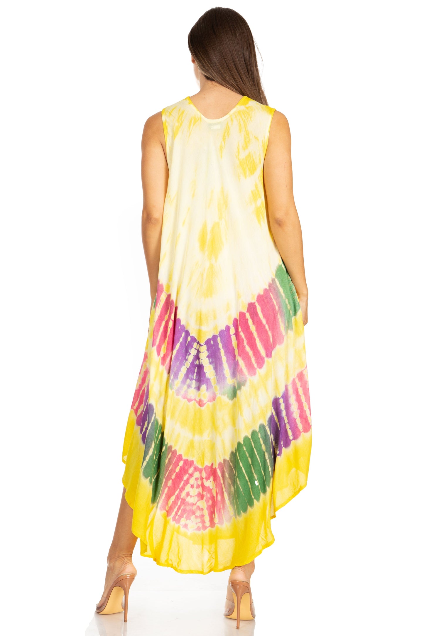 Sakkas Tasanee Caftan Tank Dress / Cover Up - Concordia Style Boutique