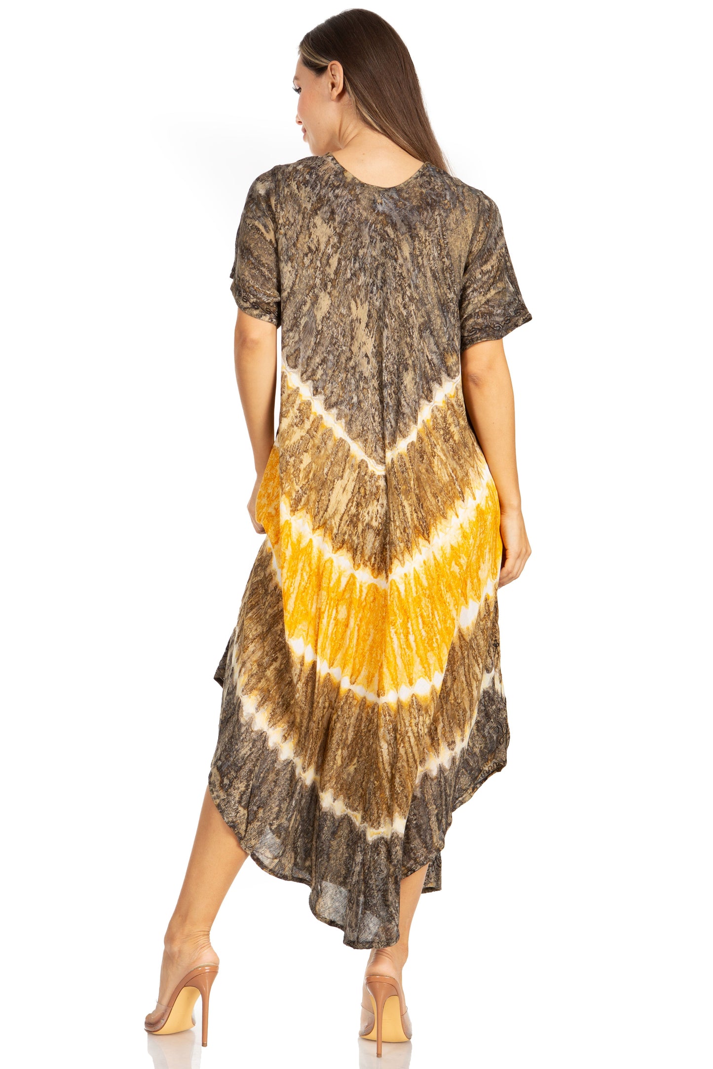 Sakkas Viveka Embroidered Caftan Dress - Concordia Style Boutique