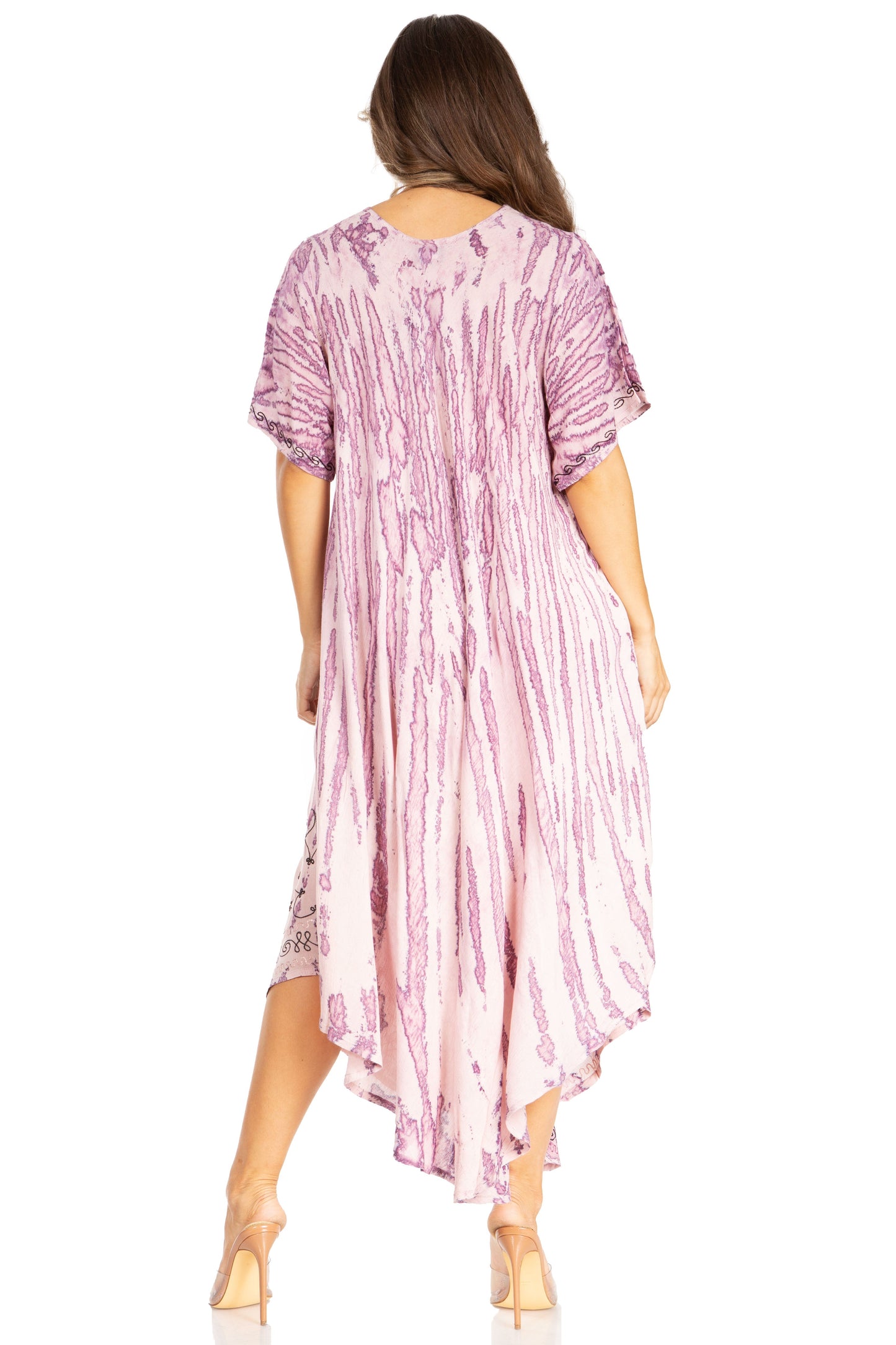 Sakkas Viveka Embroidered Caftan Dress - Concordia Style Boutique