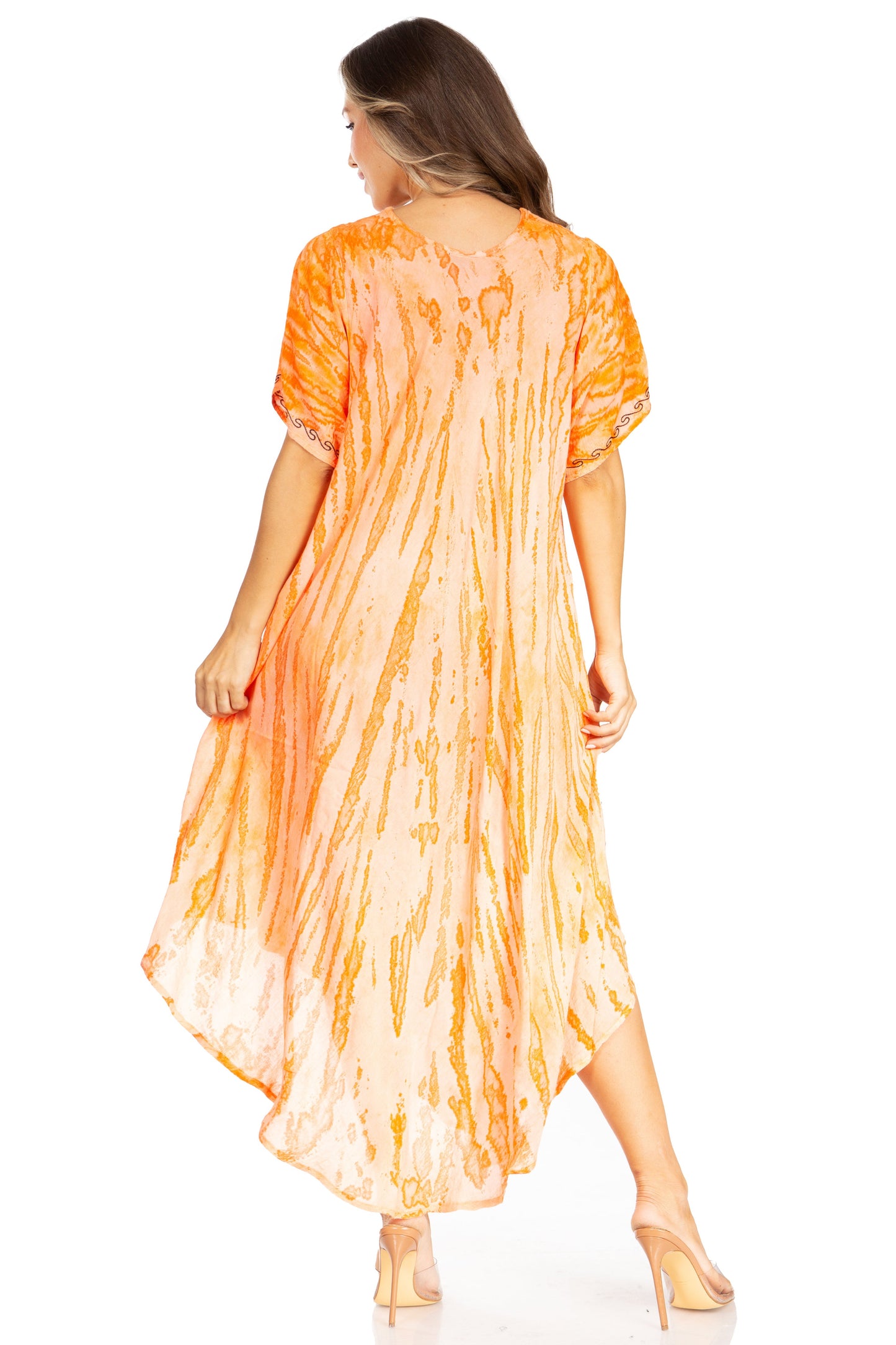 Sakkas Viveka Embroidered Caftan Dress - Concordia Style Boutique