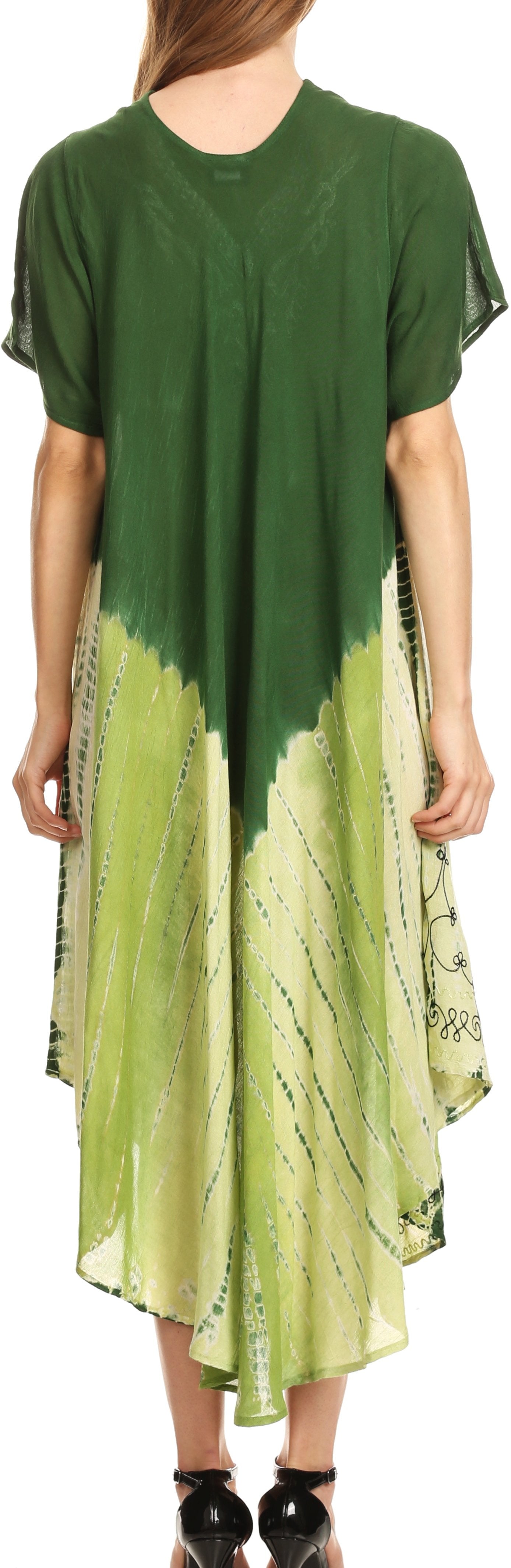 Sakkas Viveka Embroidered Caftan Dress - Concordia Style Boutique