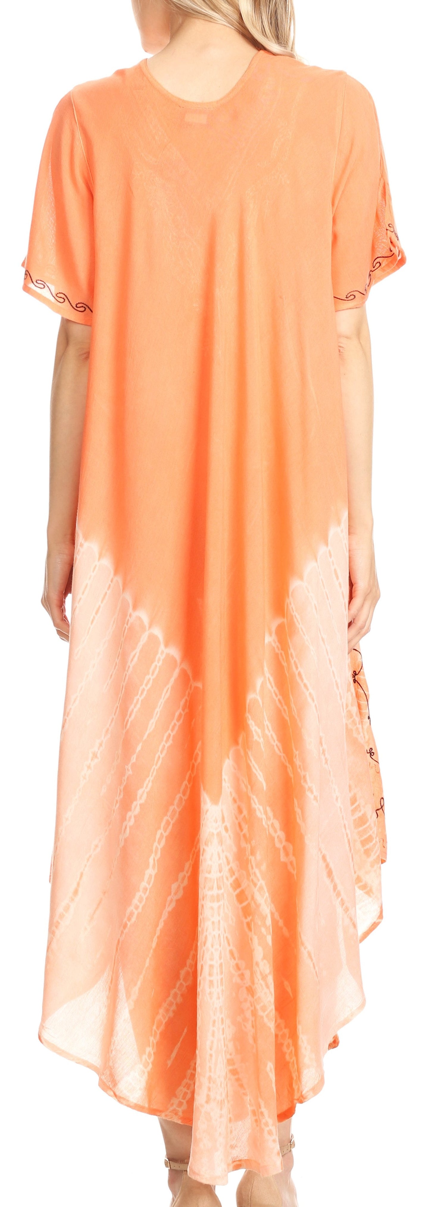 Sakkas Viveka Embroidered Caftan Dress - Concordia Style Boutique