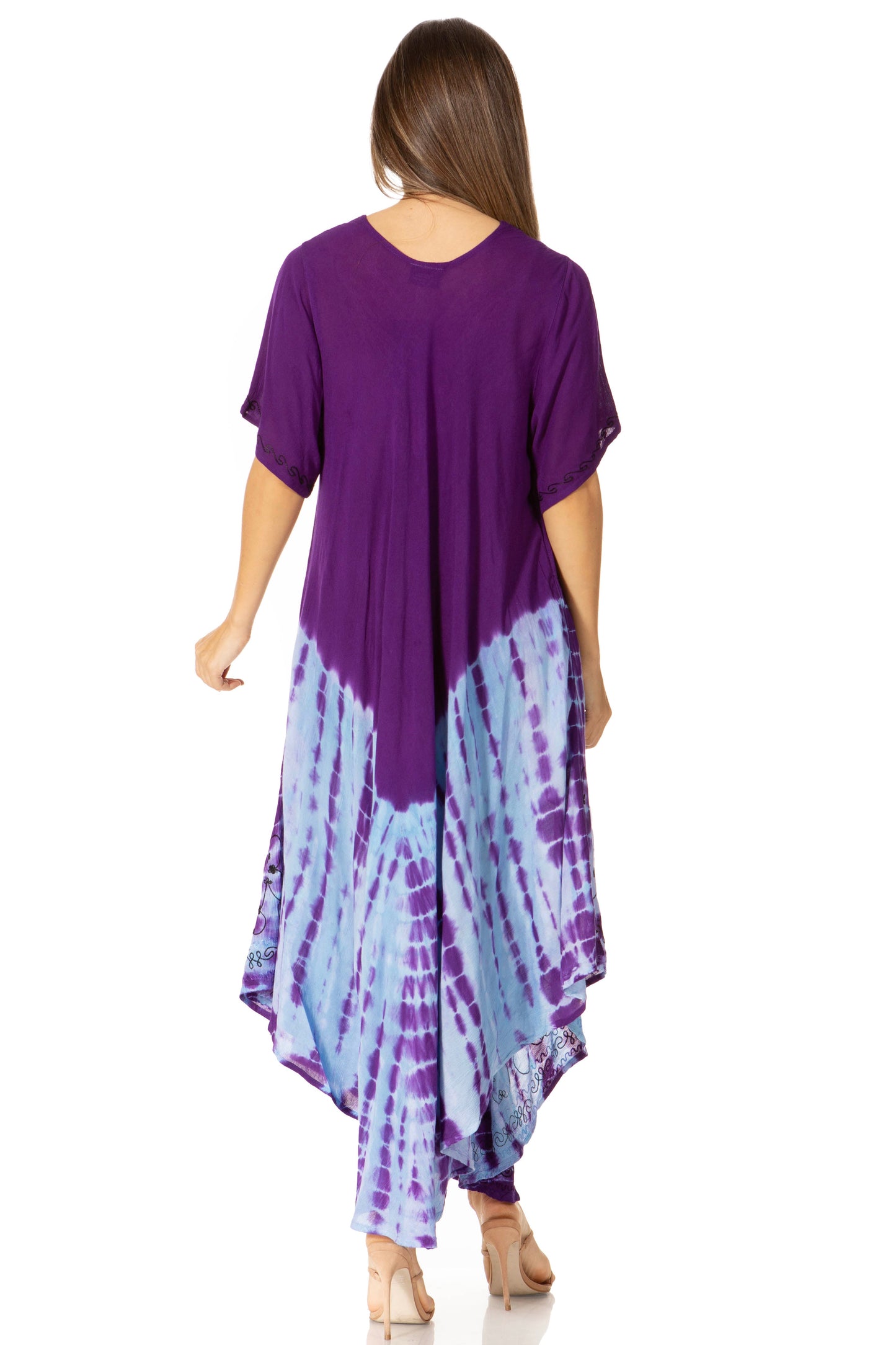 Sakkas Viveka Embroidered Caftan Dress - Concordia Style Boutique