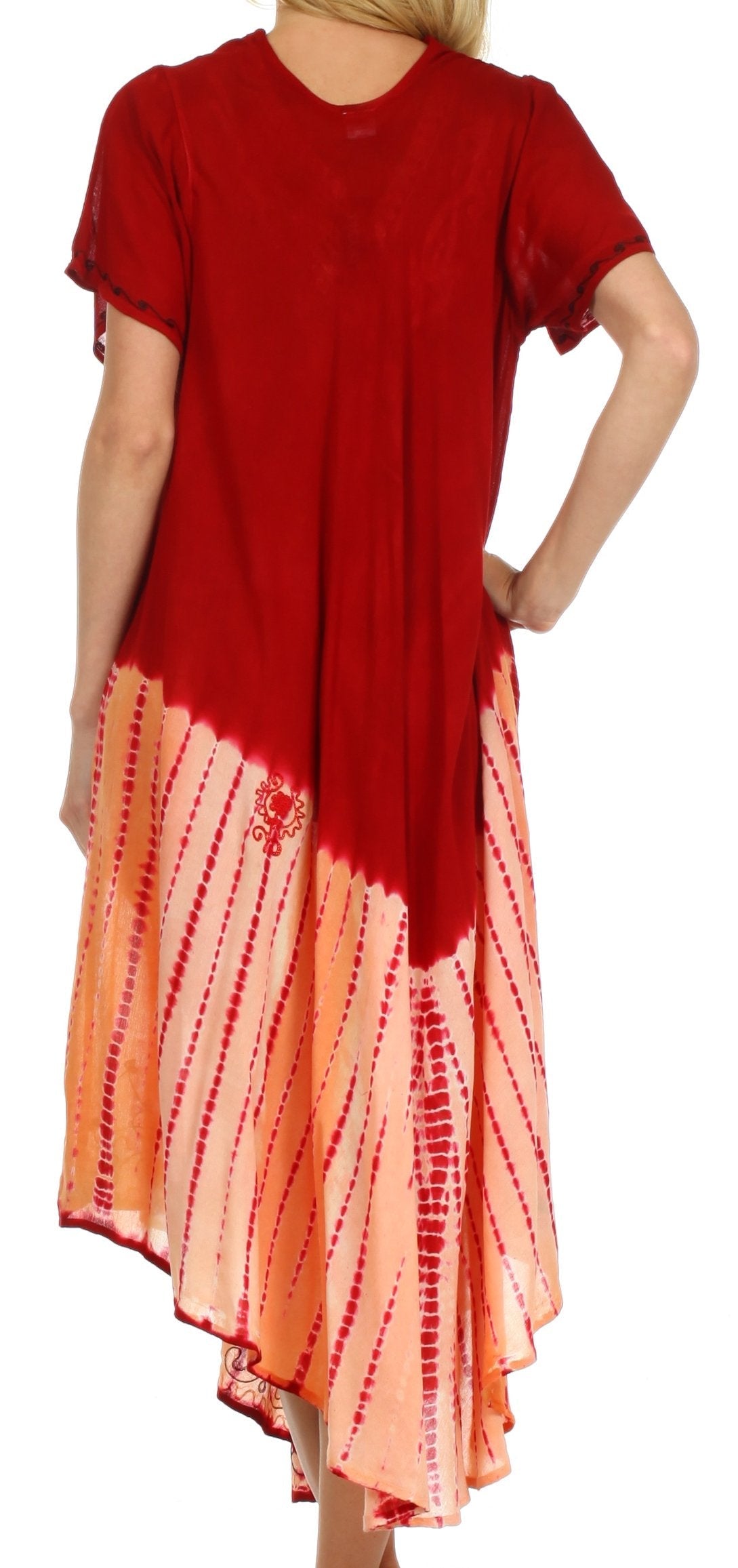 Sakkas Viveka Embroidered Caftan Dress - Concordia Style Boutique
