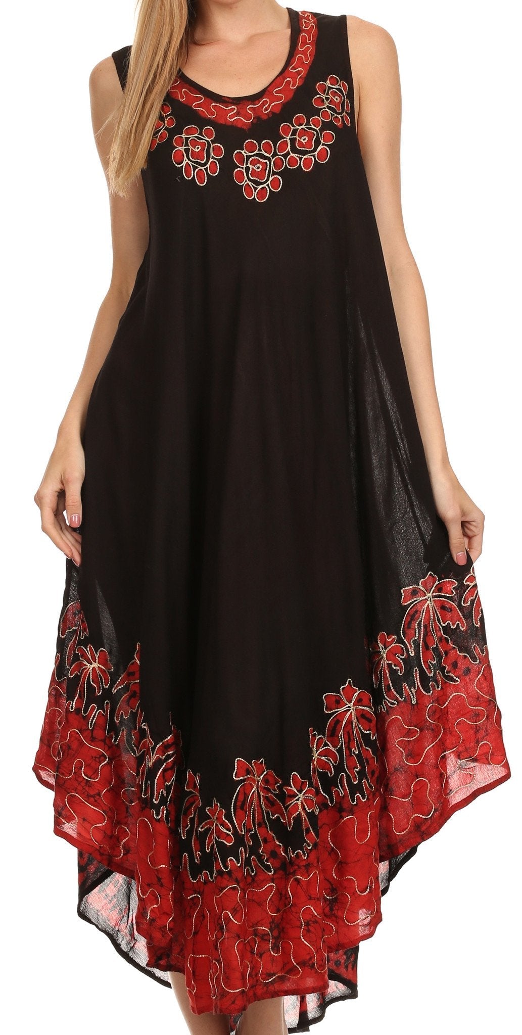 Sakkas Sundari Caftan Tank Dress / Cover Up - Concordia Style Boutique
