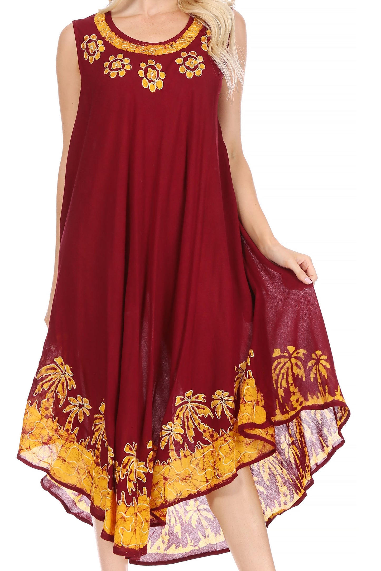 Sakkas Sundari Caftan Tank Dress / Cover Up - Concordia Style Boutique