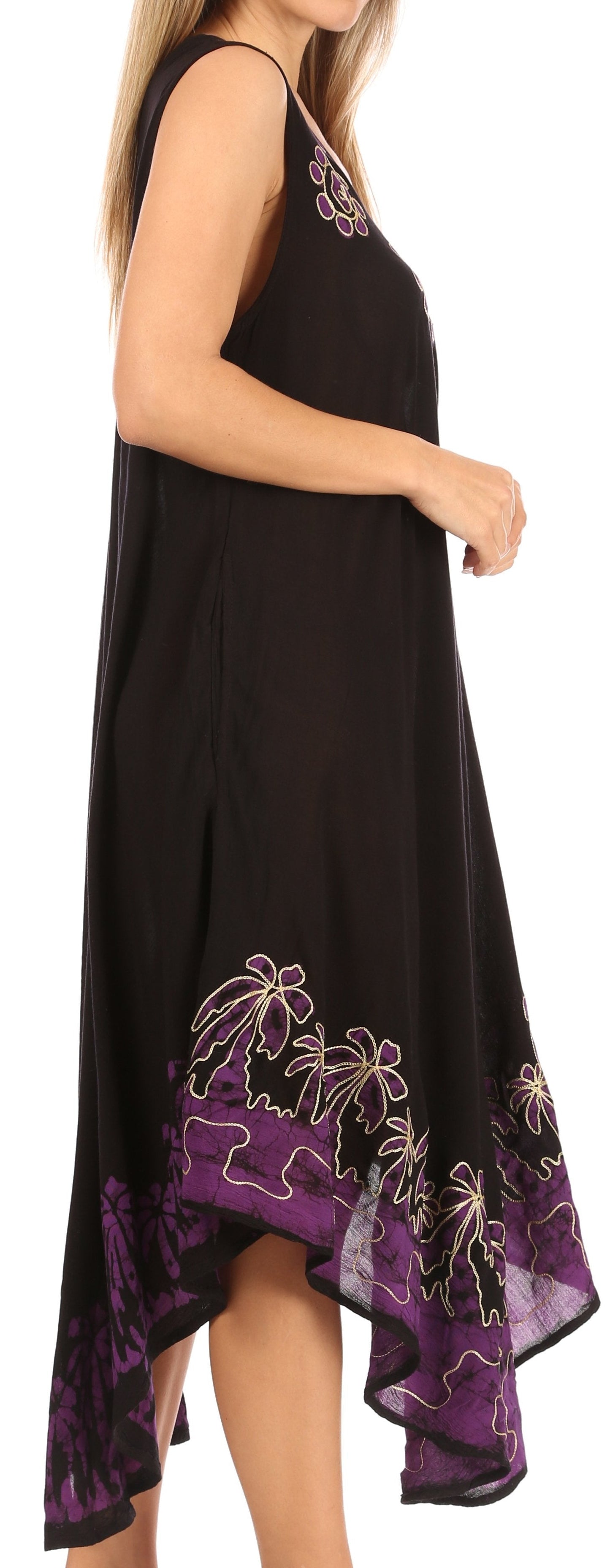 Sakkas Sundari Caftan Tank Dress / Cover Up - Concordia Style Boutique