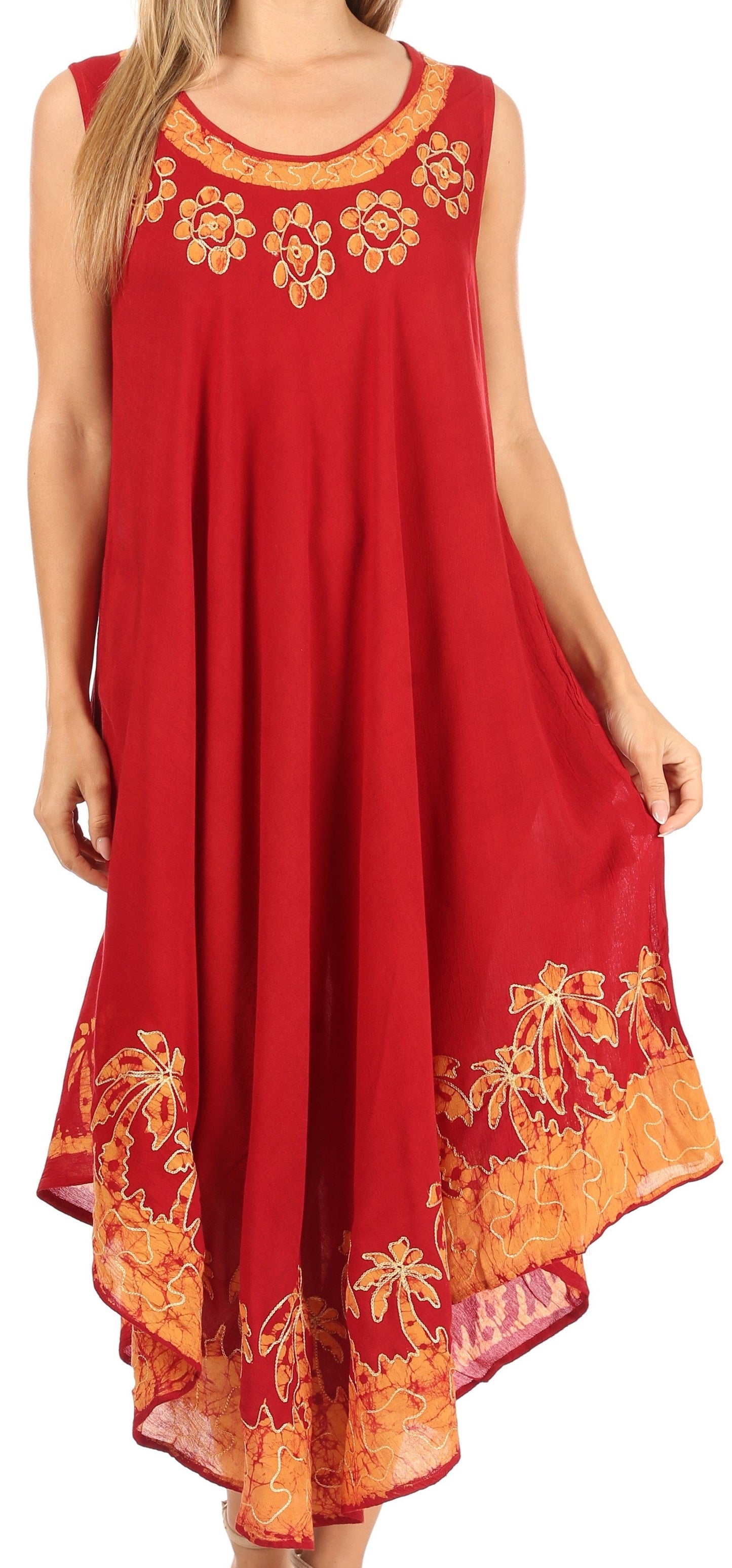 Sakkas Sundari Caftan Tank Dress / Cover Up - Concordia Style Boutique