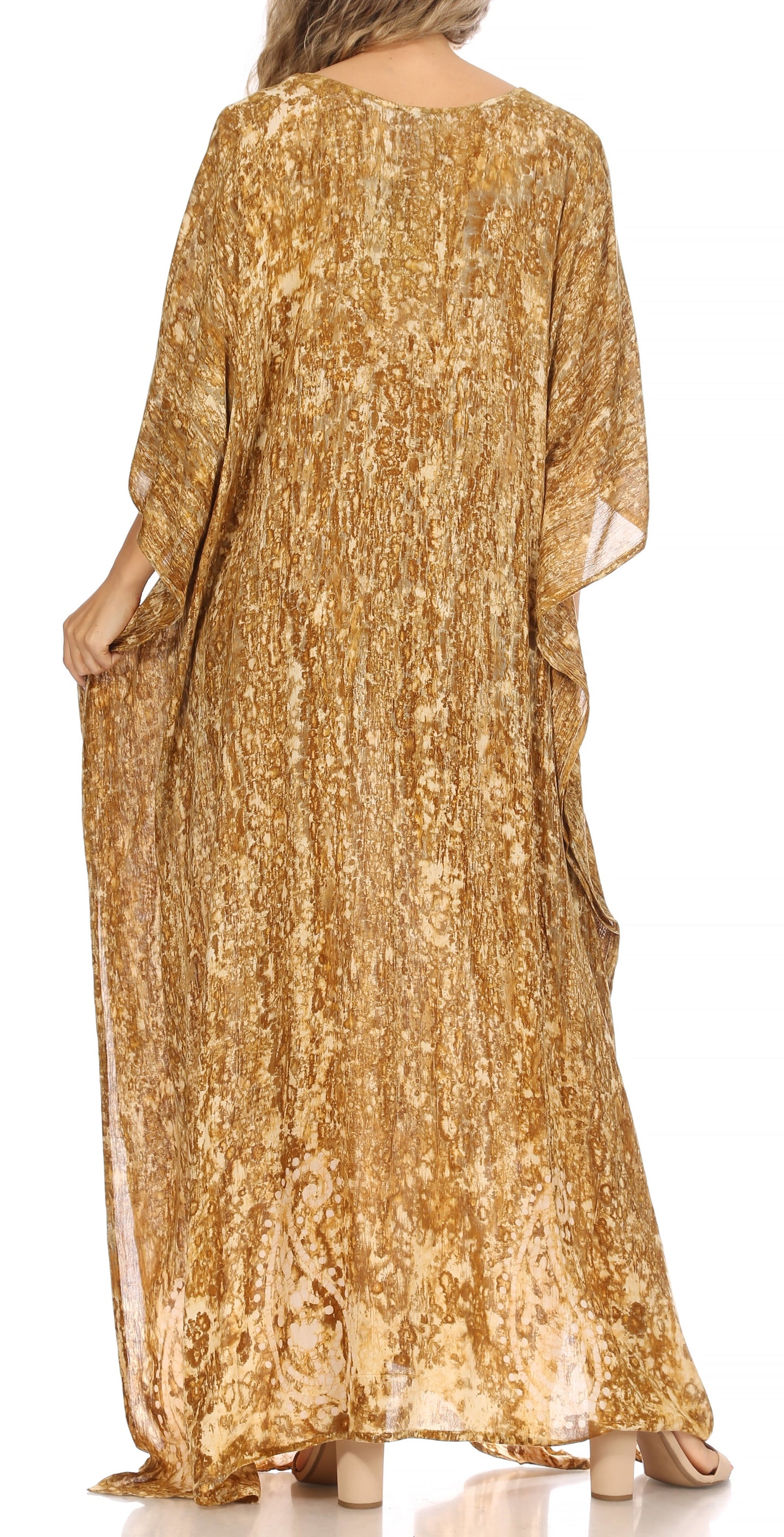 Sakkas Tacy Women's Boho Summer Maxi Dress for Casual or Lounge Wear - Concordia Style Boutique