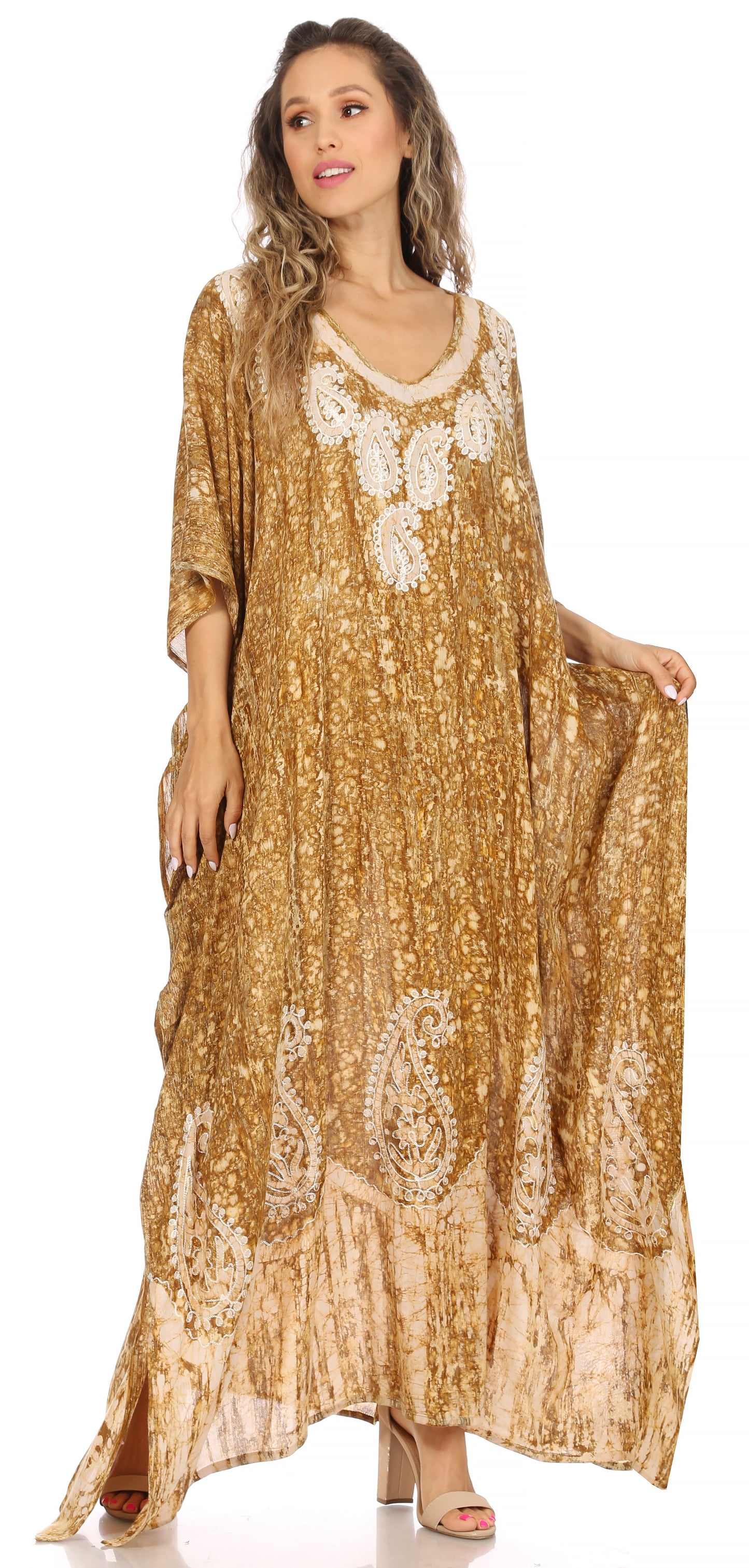 Sakkas Tacy Women's Boho Summer Maxi Dress for Casual or Lounge Wear - Concordia Style Boutique