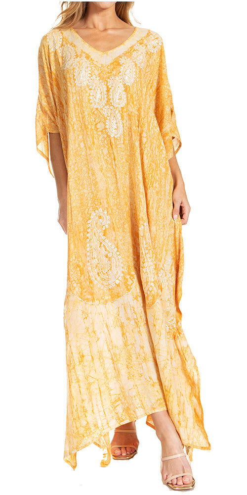 Sakkas Tacy Women's Boho Summer Maxi Dress for Casual or Lounge Wear - Concordia Style Boutique