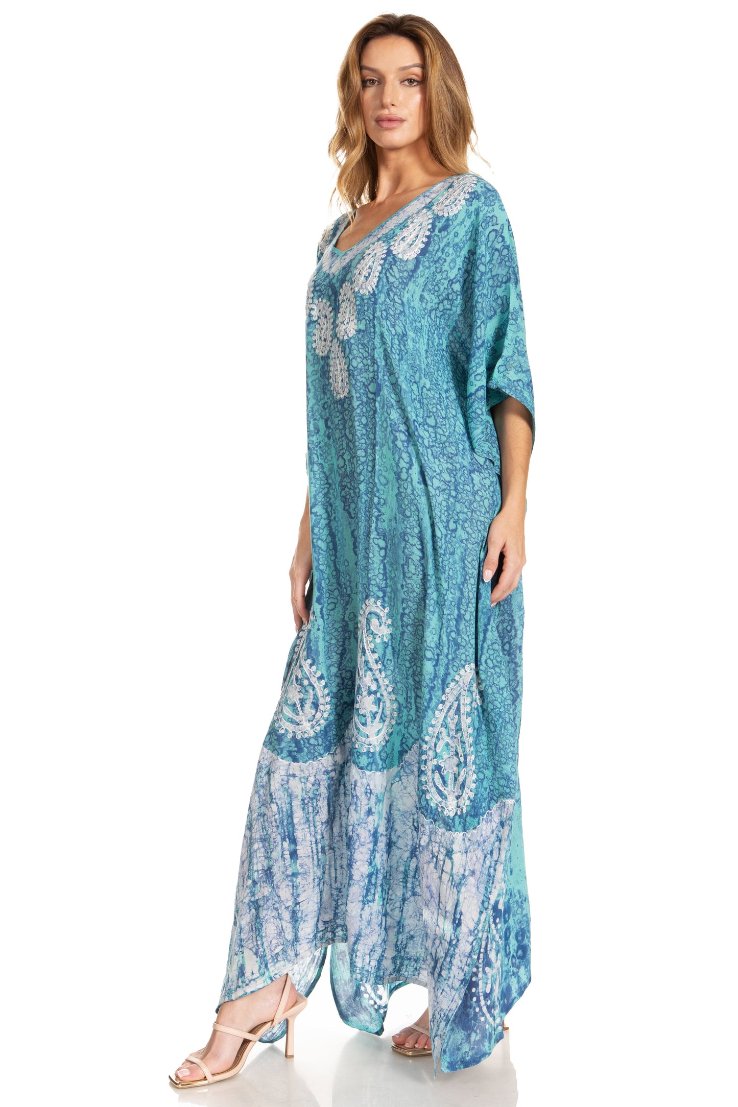Sakkas Tacy Women's Boho Summer Maxi Dress for Casual or Lounge Wear - Concordia Style Boutique