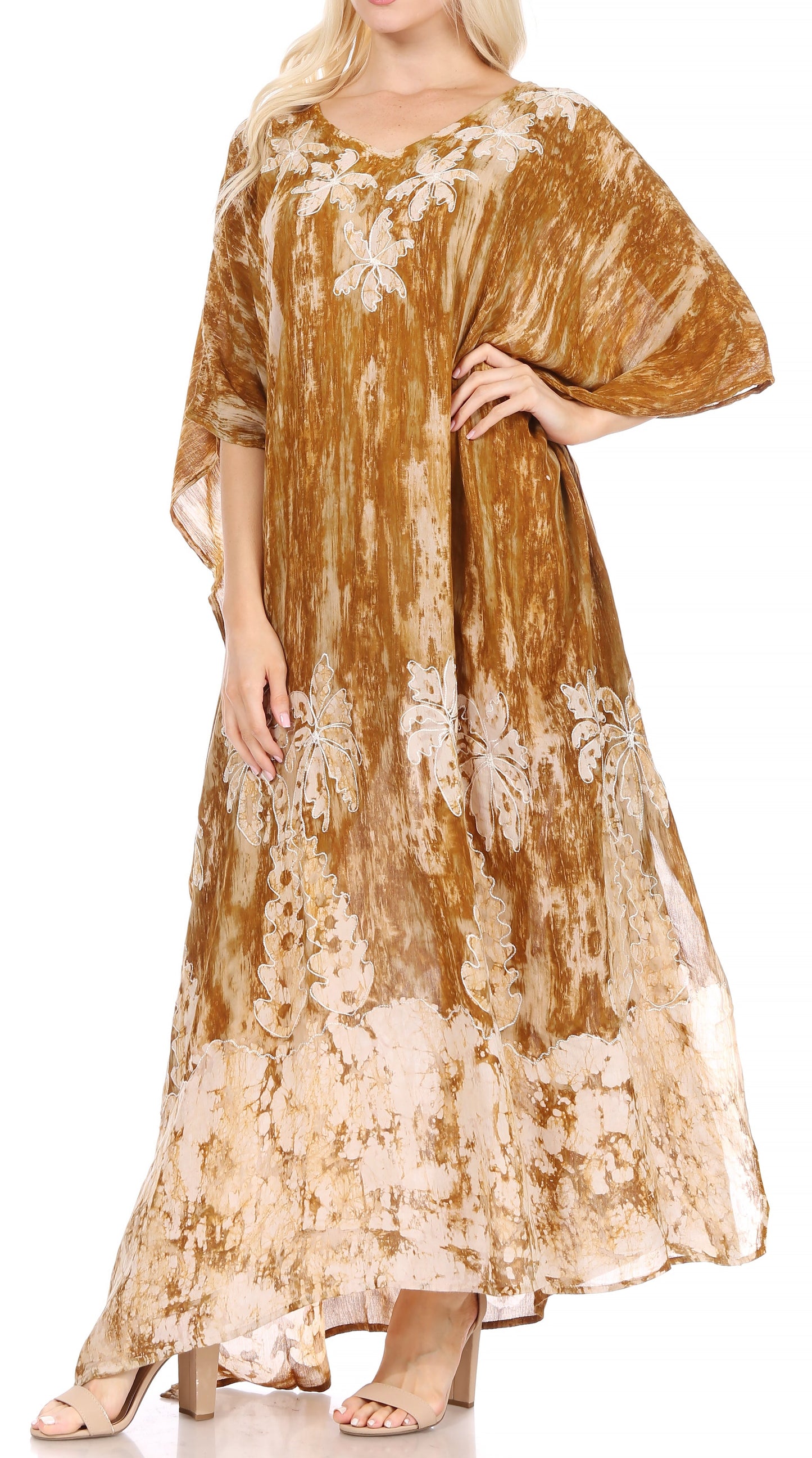 Sakkas Tacy Women's Boho Summer Maxi Dress for Casual or Lounge Wear - Concordia Style Boutique