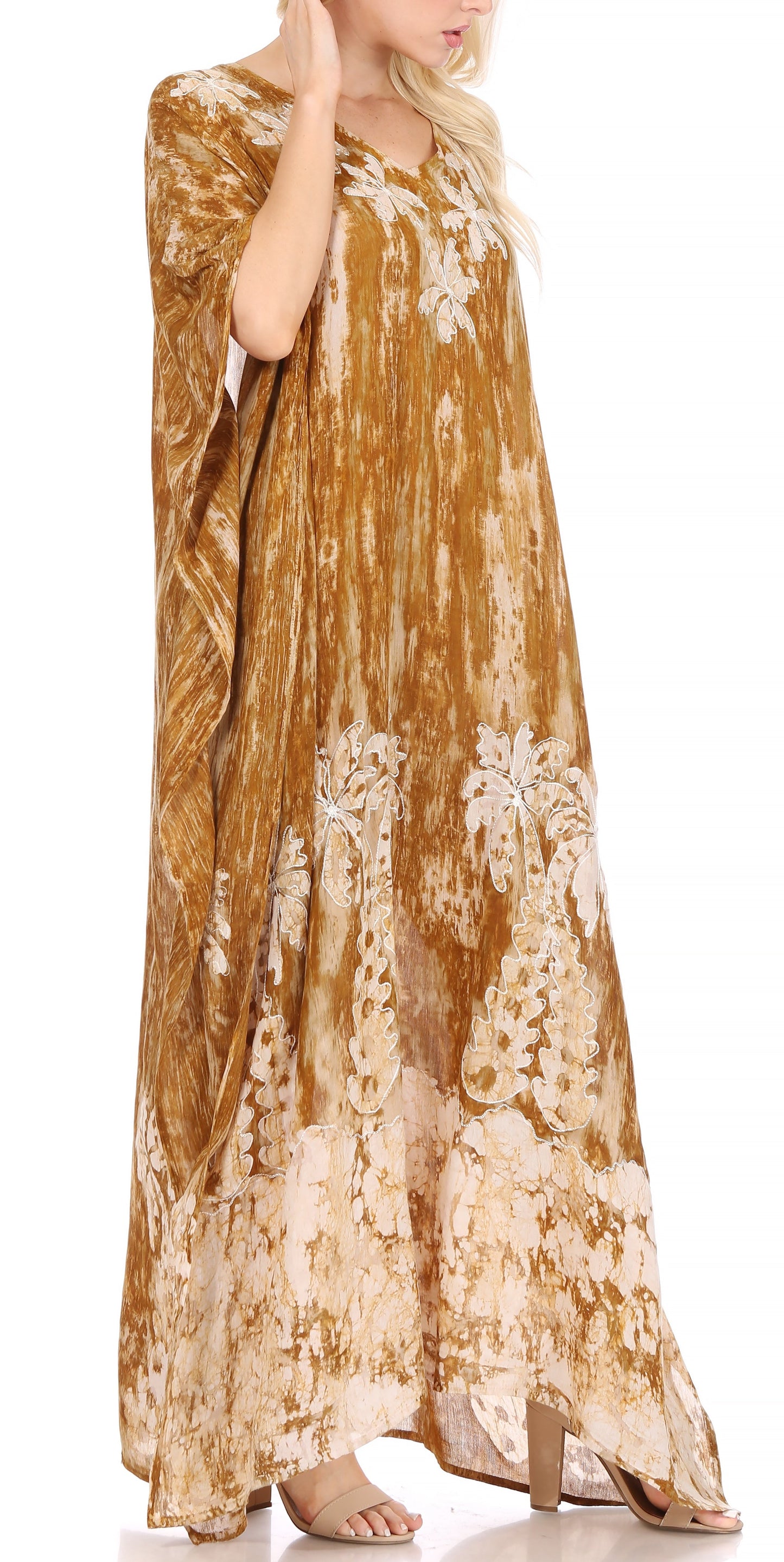 Sakkas Tacy Women's Boho Summer Maxi Dress for Casual or Lounge Wear - Concordia Style Boutique