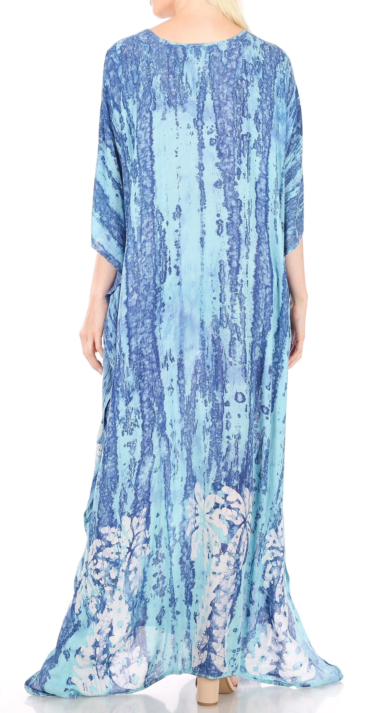 Sakkas Tacy Women's Boho Summer Maxi Dress for Casual or Lounge Wear - Concordia Style Boutique