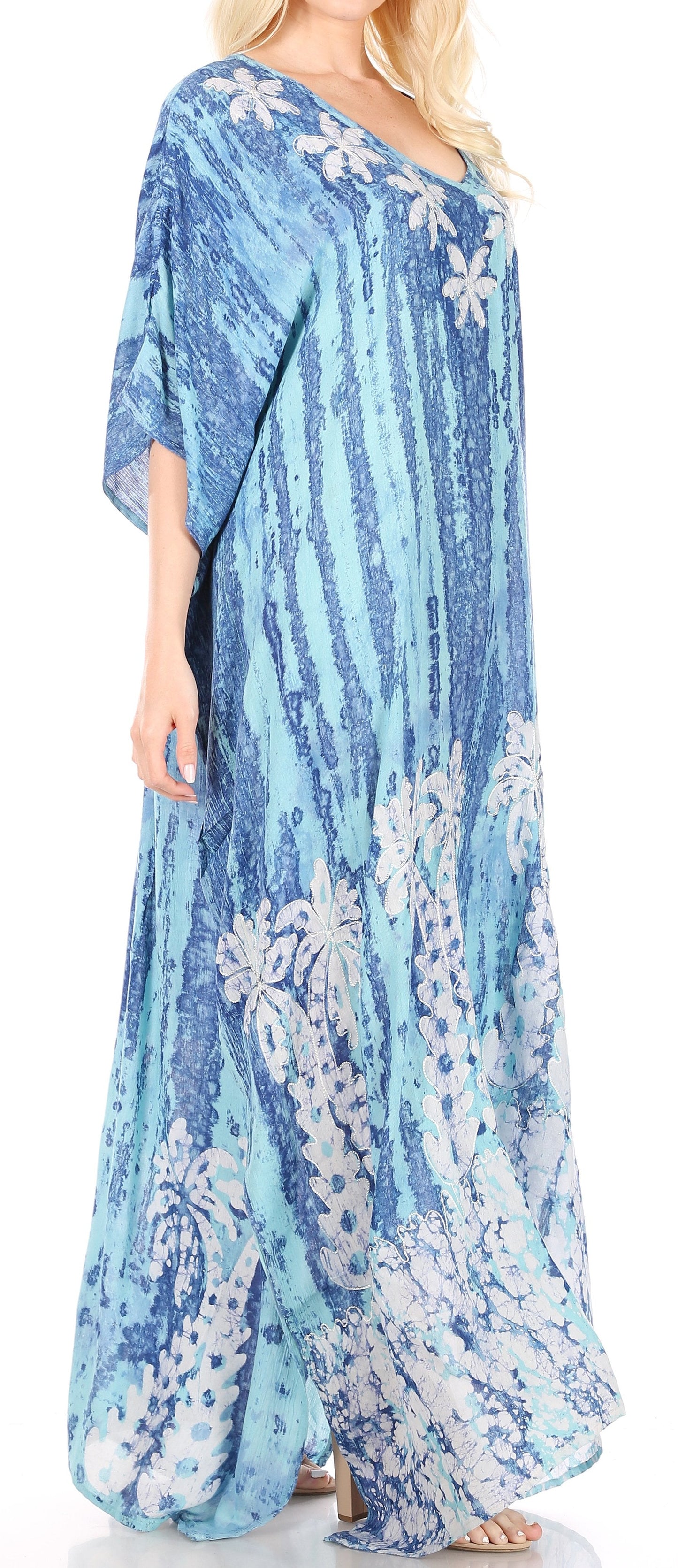 Sakkas Tacy Women's Boho Summer Maxi Dress for Casual or Lounge Wear - Concordia Style Boutique