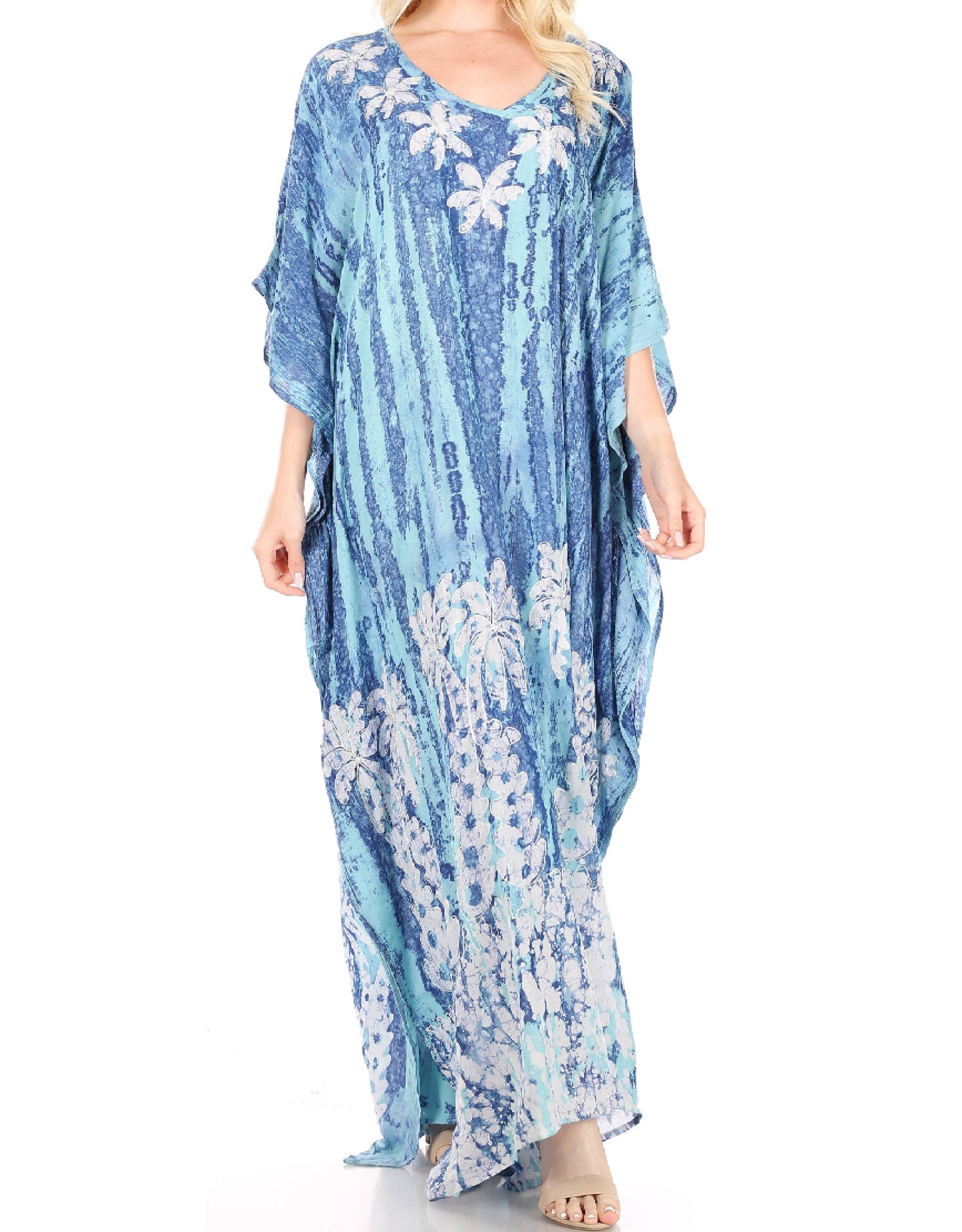 Sakkas Tacy Women's Boho Summer Maxi Dress for Casual or Lounge Wear - Concordia Style Boutique