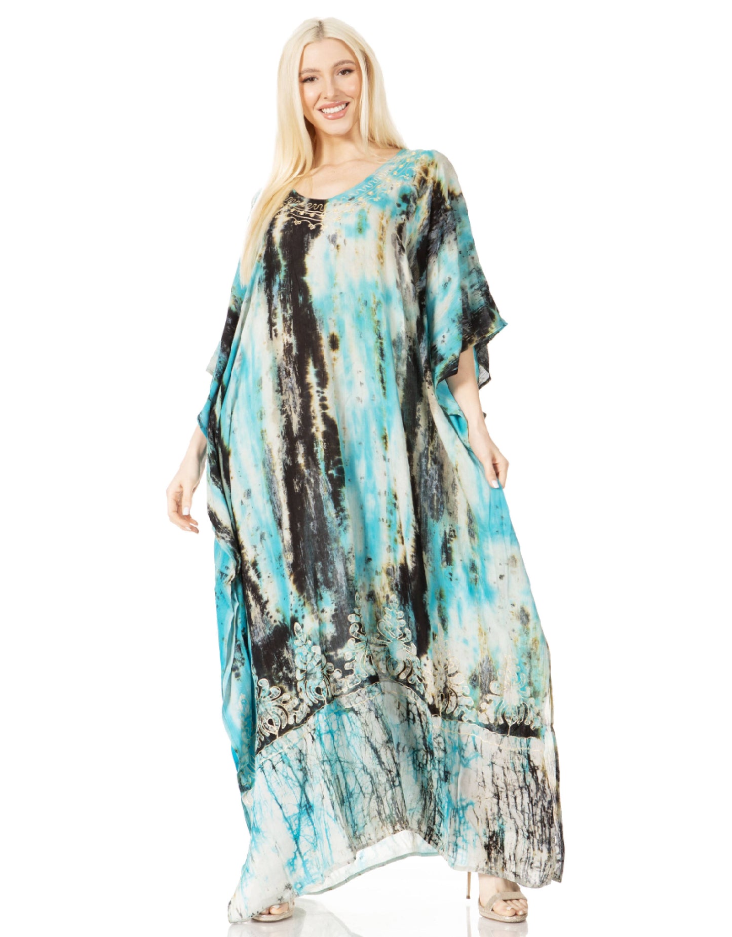 Sakkas Tacy Women's Boho Summer Maxi Dress for Casual or Lounge Wear - Concordia Style Boutique