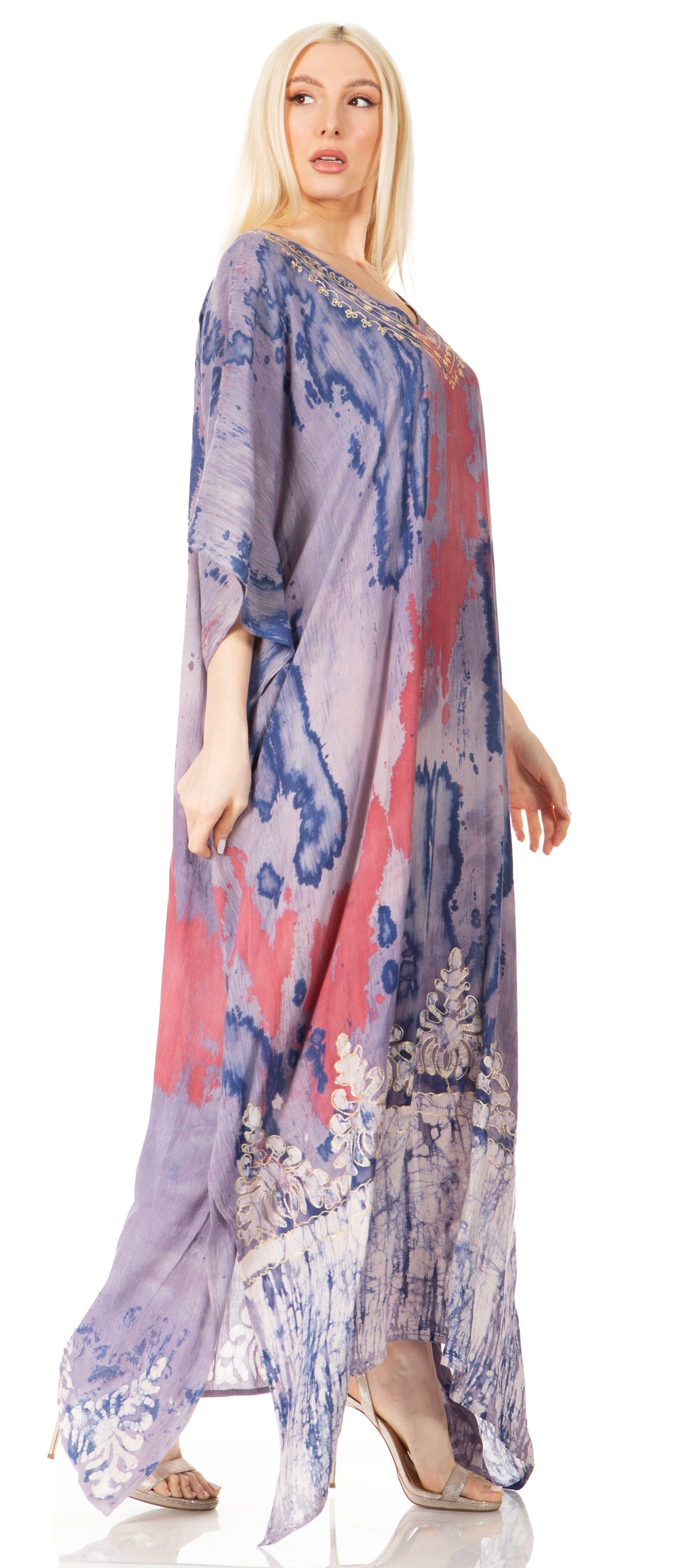 Sakkas Tacy Women's Boho Summer Maxi Dress for Casual or Lounge Wear - Concordia Style Boutique
