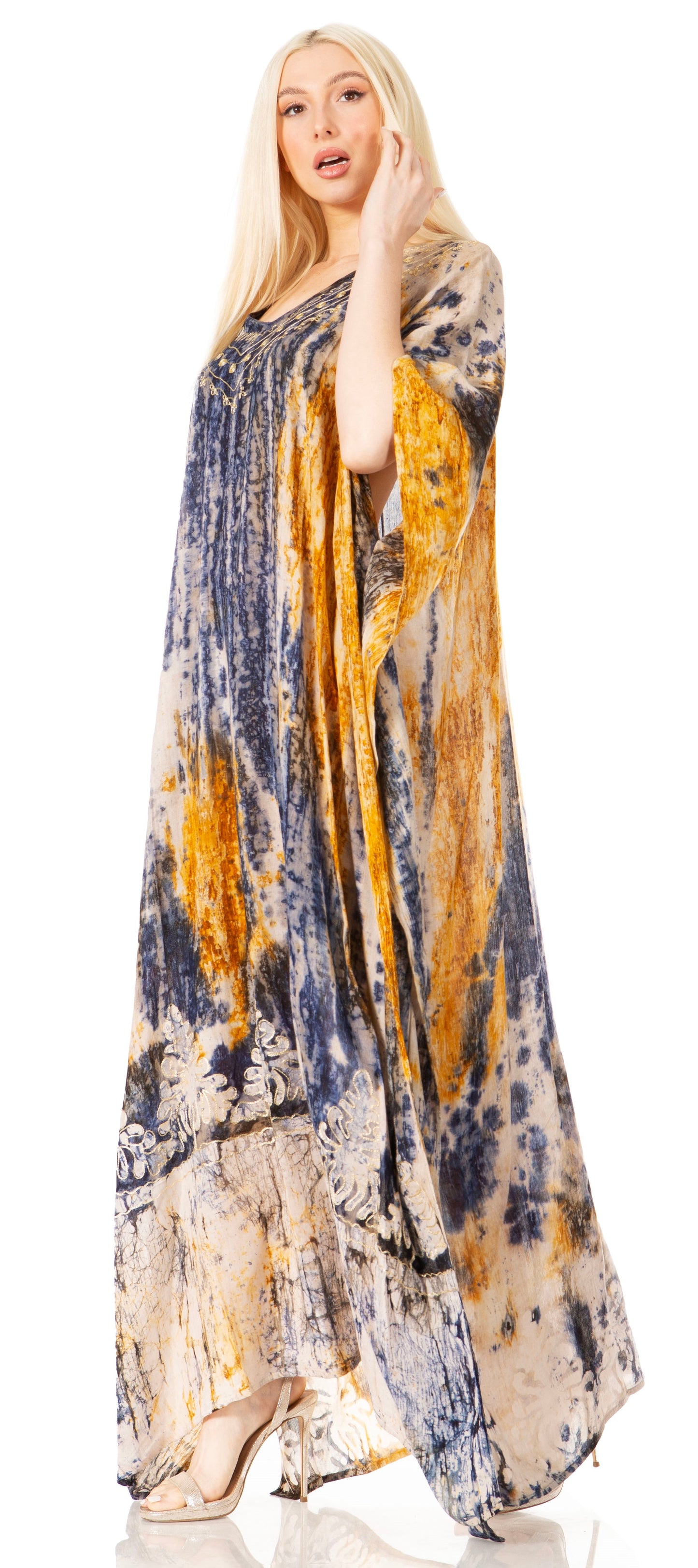 Sakkas Tacy Women's Boho Summer Maxi Dress for Casual or Lounge Wear - Concordia Style Boutique