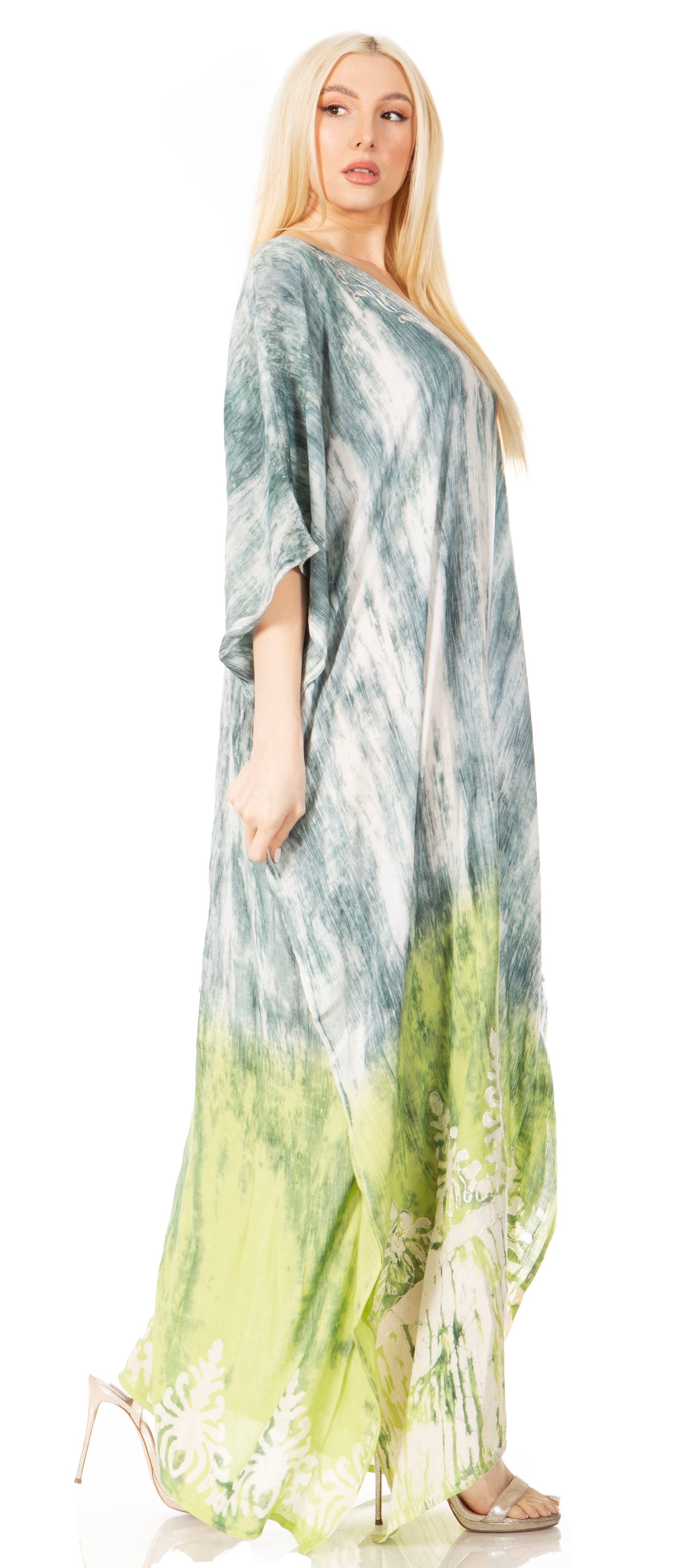 Sakkas Tacy Women's Boho Summer Maxi Dress for Casual or Lounge Wear - Concordia Style Boutique