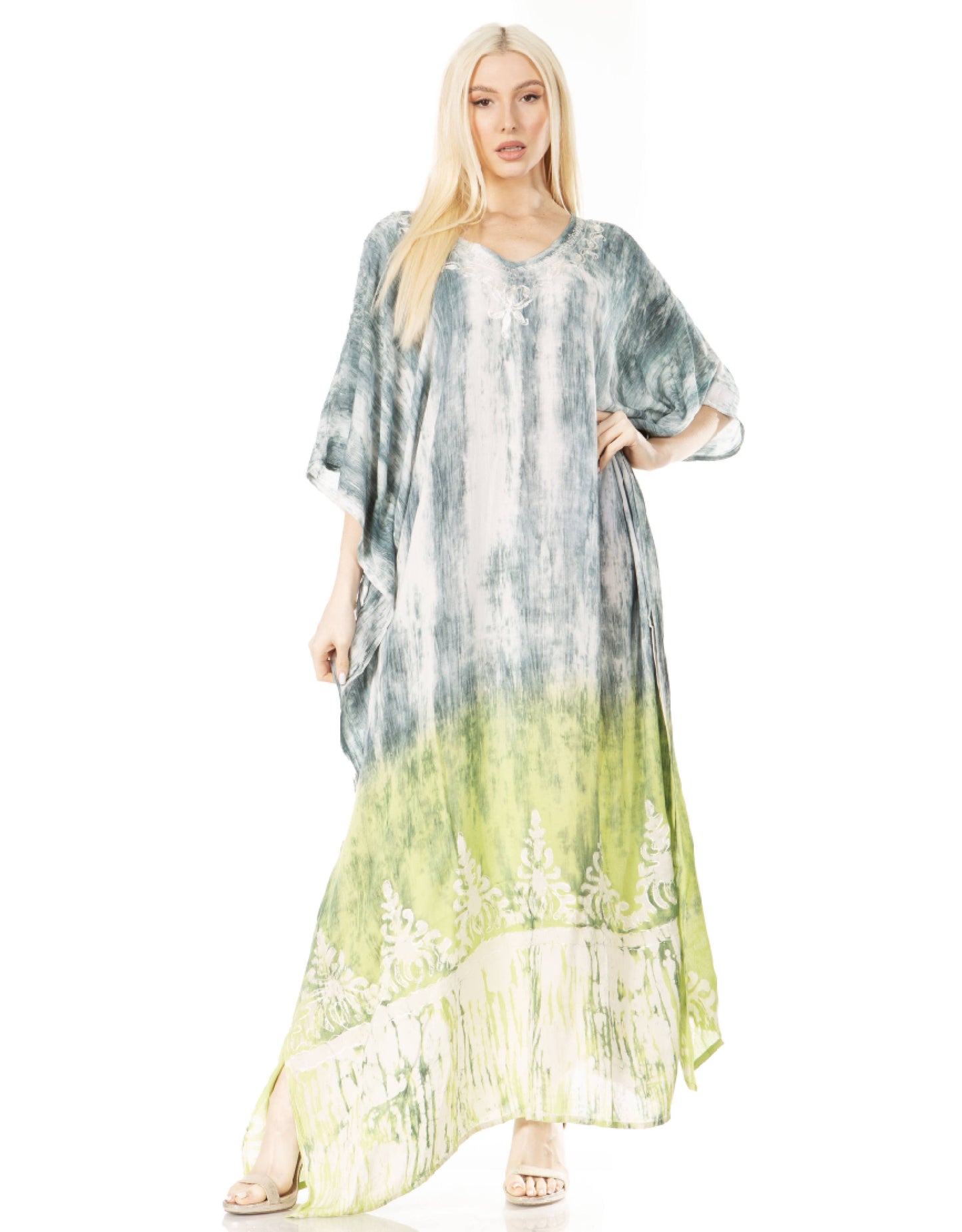 Sakkas Tacy Women's Boho Summer Maxi Dress for Casual or Lounge Wear - Concordia Style Boutique