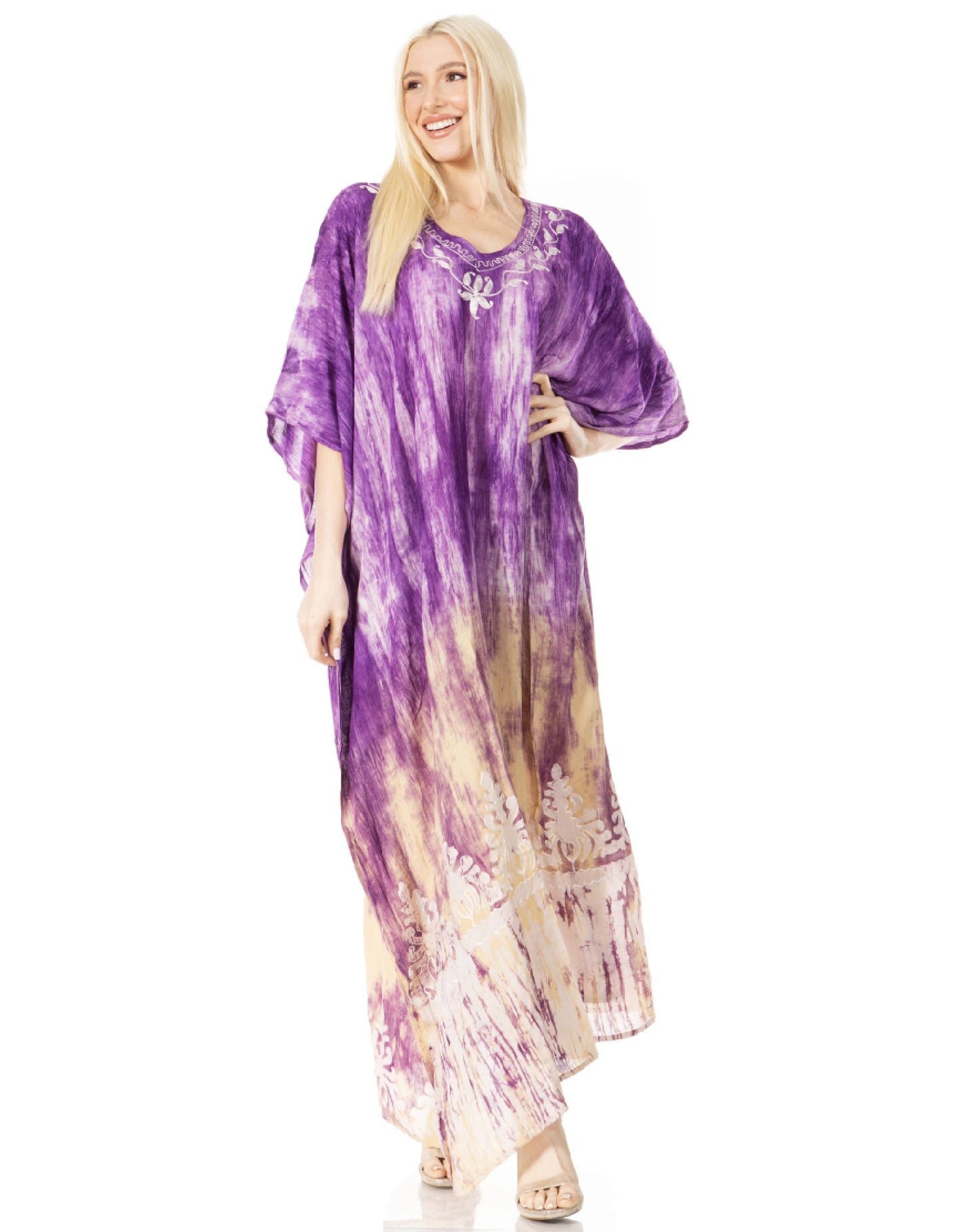 Sakkas Tacy Women's Boho Summer Maxi Dress for Casual or Lounge Wear - Concordia Style Boutique