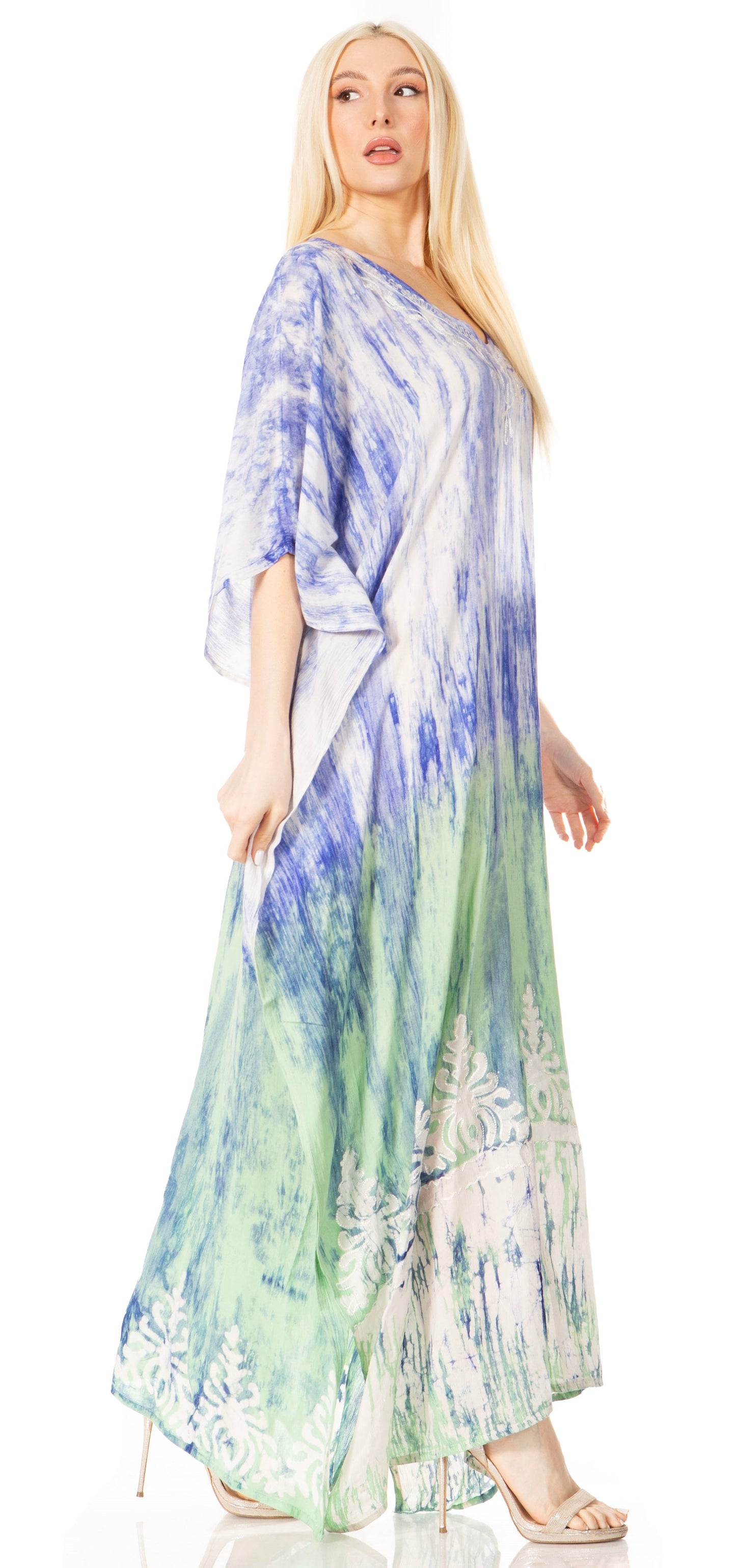 Sakkas Tacy Women's Boho Summer Maxi Dress for Casual or Lounge Wear - Concordia Style Boutique