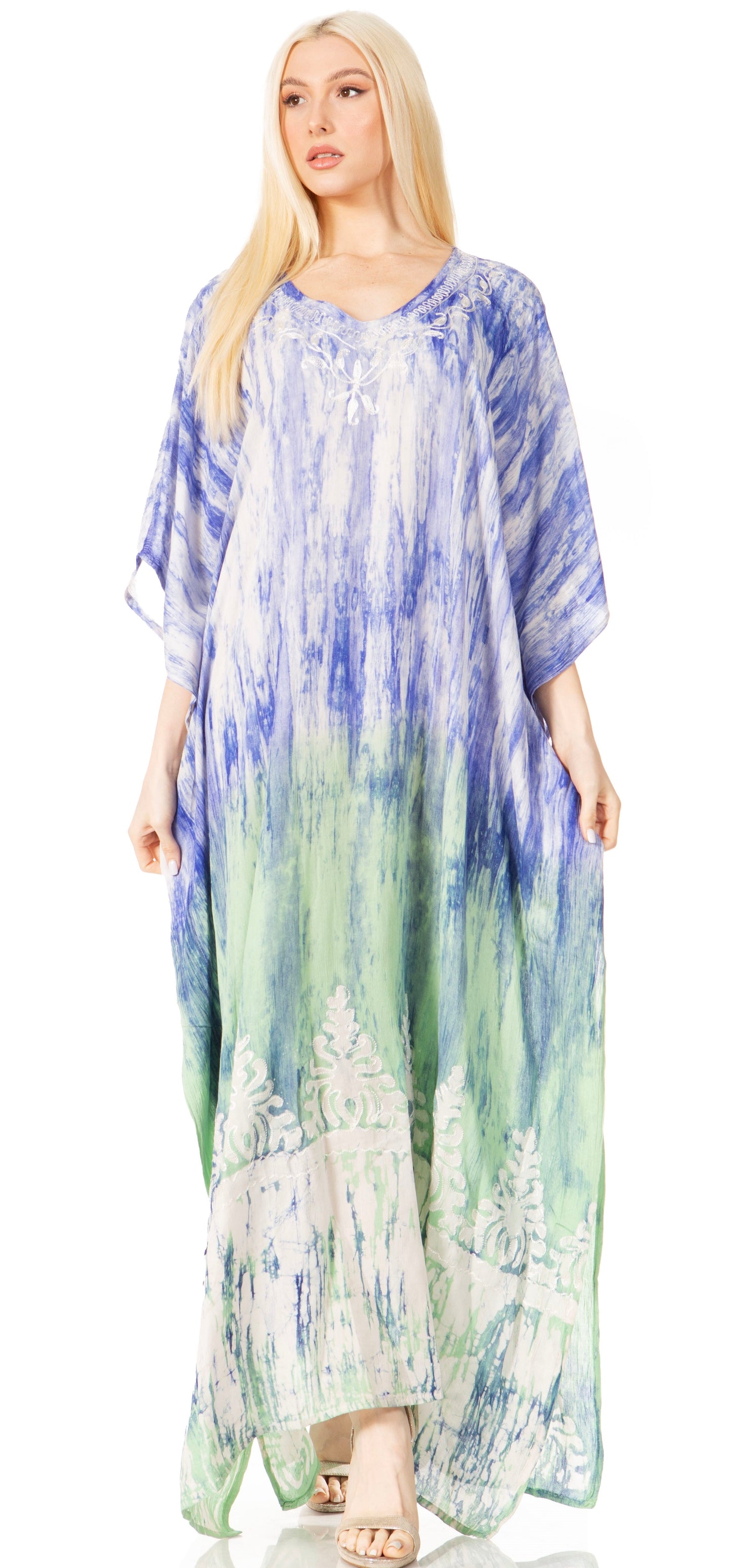 Sakkas Tacy Women's Boho Summer Maxi Dress for Casual or Lounge Wear - Concordia Style Boutique