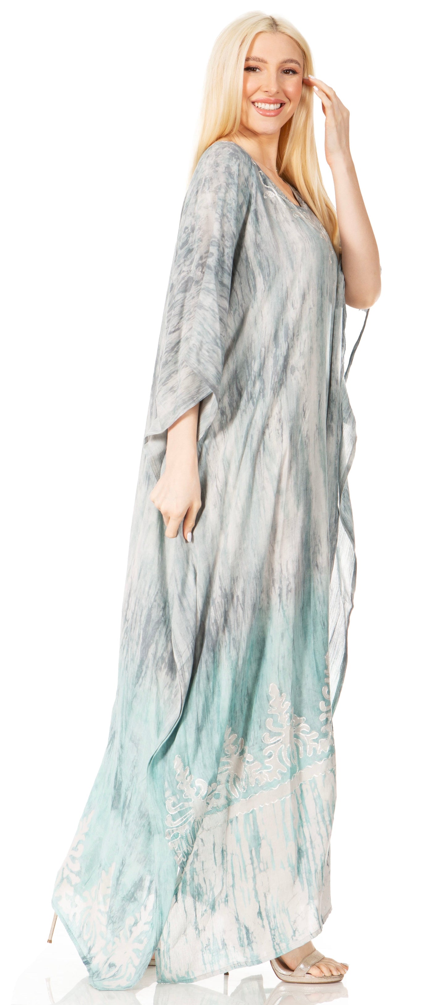 Sakkas Tacy Women's Boho Summer Maxi Dress for Casual or Lounge Wear - Concordia Style Boutique