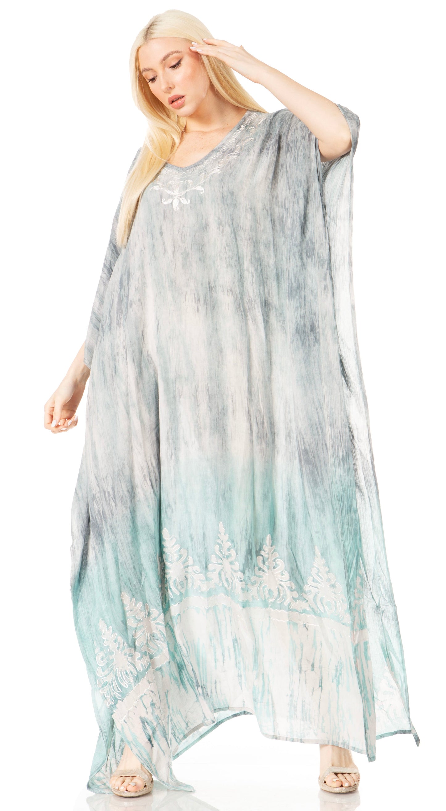 Sakkas Tacy Women's Boho Summer Maxi Dress for Casual or Lounge Wear - Concordia Style Boutique