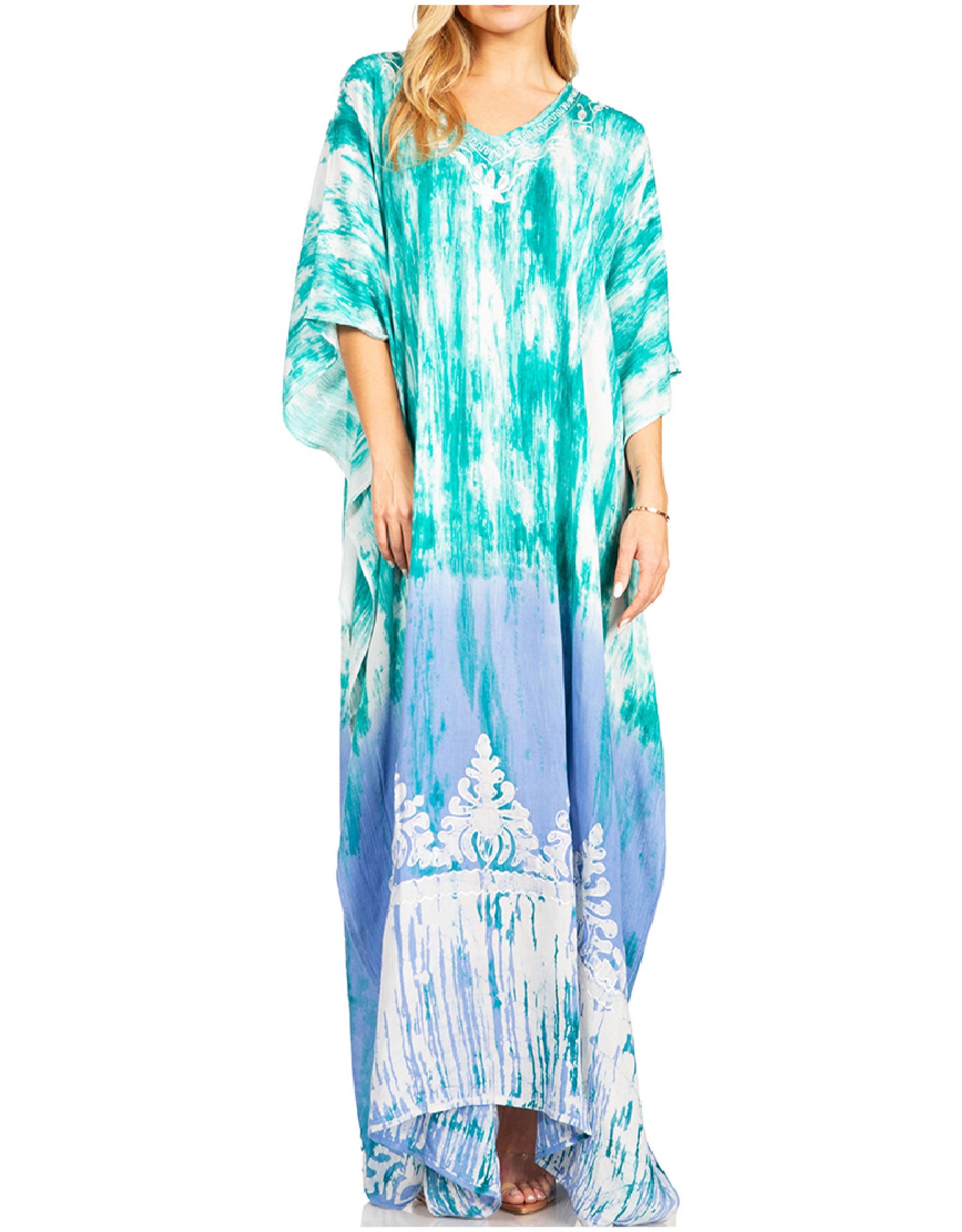 Sakkas Tacy Women's Boho Summer Maxi Dress for Casual or Lounge Wear - Concordia Style Boutique