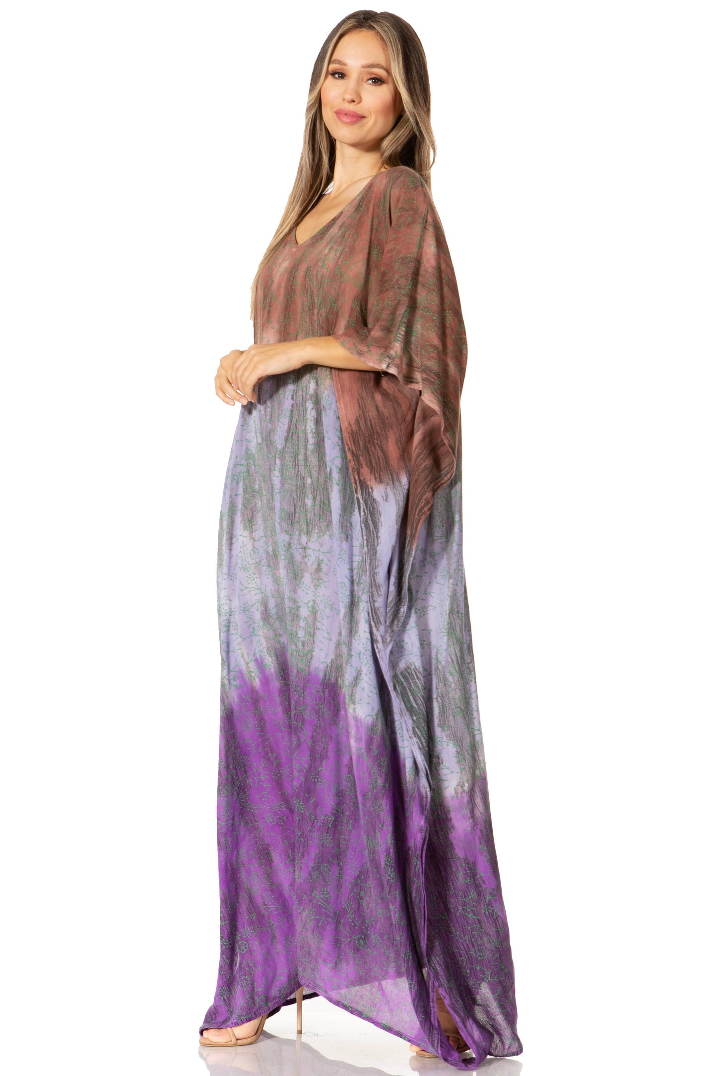 Sakkas Tacy Women's Boho Summer Maxi Dress for Casual or Lounge Wear - Concordia Style Boutique