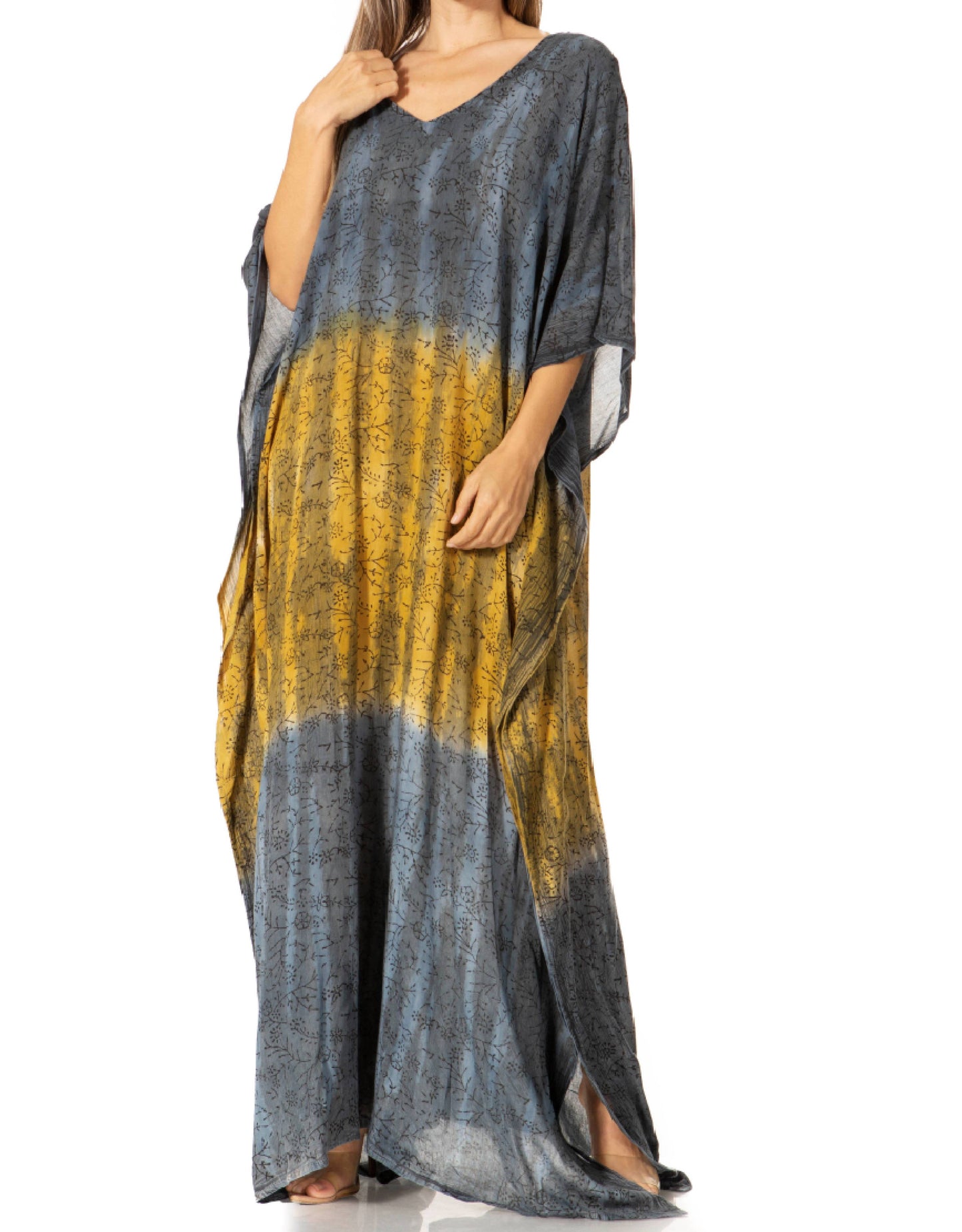 Sakkas Tacy Women's Boho Summer Maxi Dress for Casual or Lounge Wear - Concordia Style Boutique