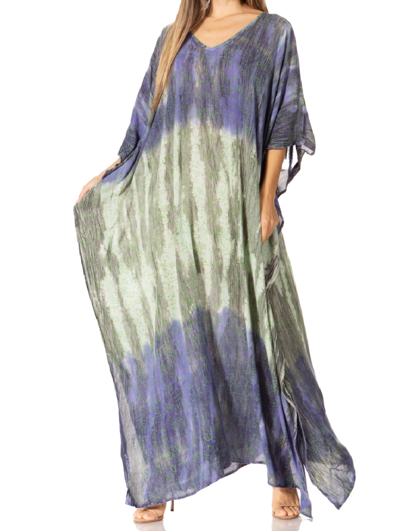 Sakkas Tacy Women's Boho Summer Maxi Dress for Casual or Lounge Wear - Concordia Style Boutique