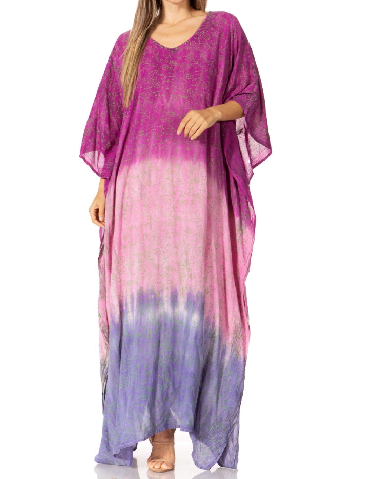 Sakkas Tacy Women's Boho Summer Maxi Dress for Casual or Lounge Wear - Concordia Style Boutique