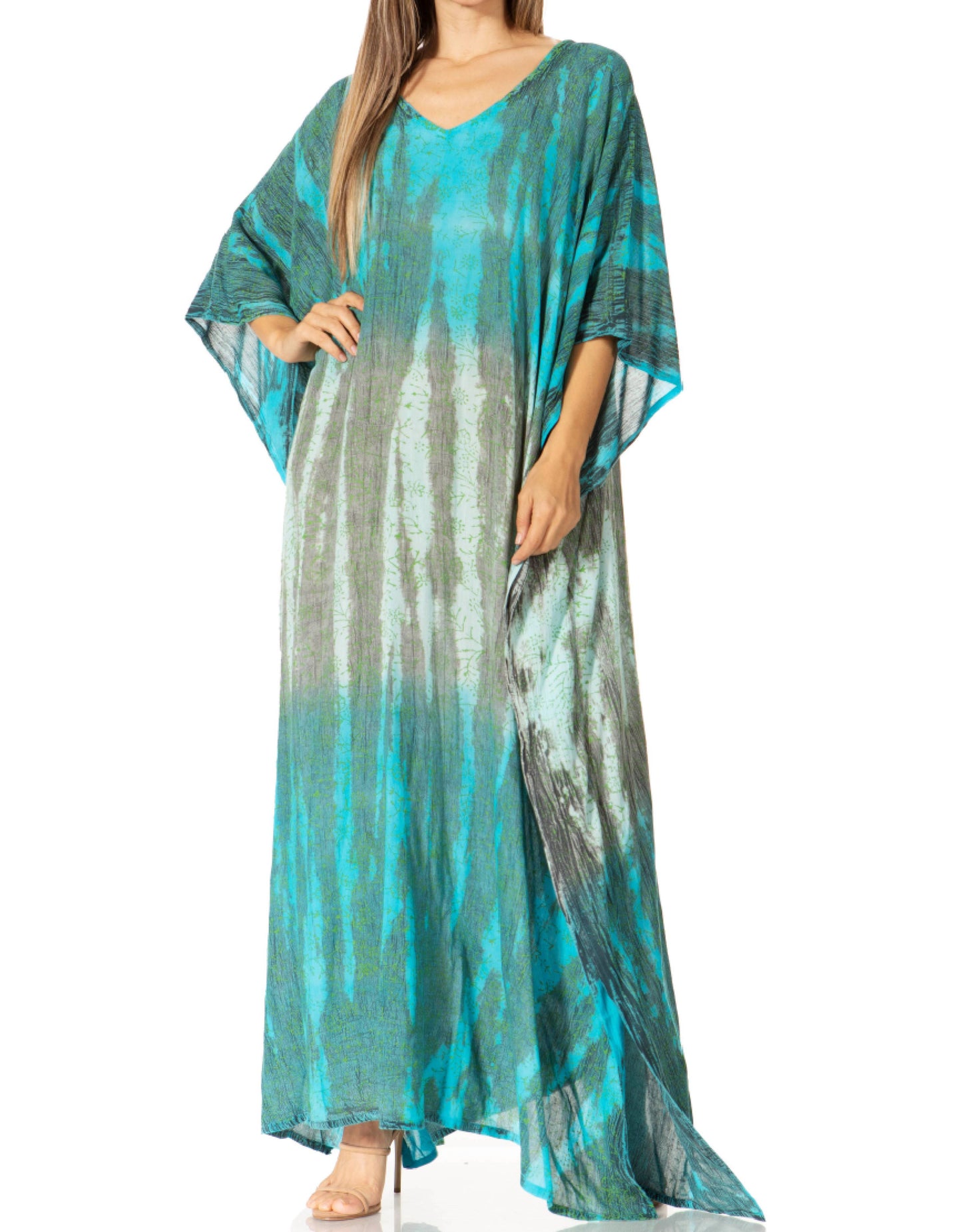 Sakkas Tacy Women's Boho Summer Maxi Dress for Casual or Lounge Wear - Concordia Style Boutique